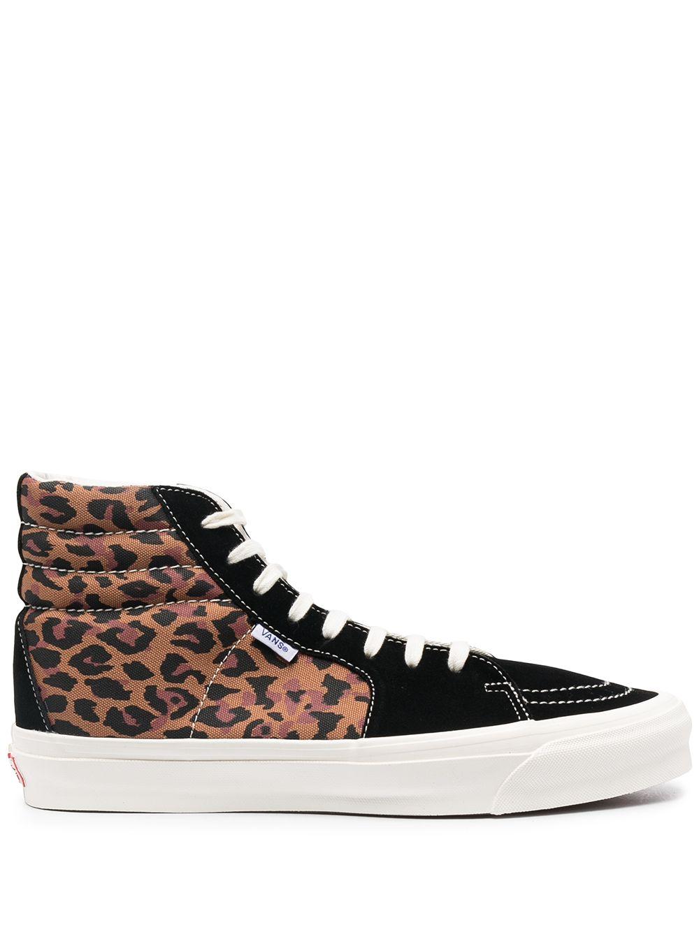 vans animal print trainers