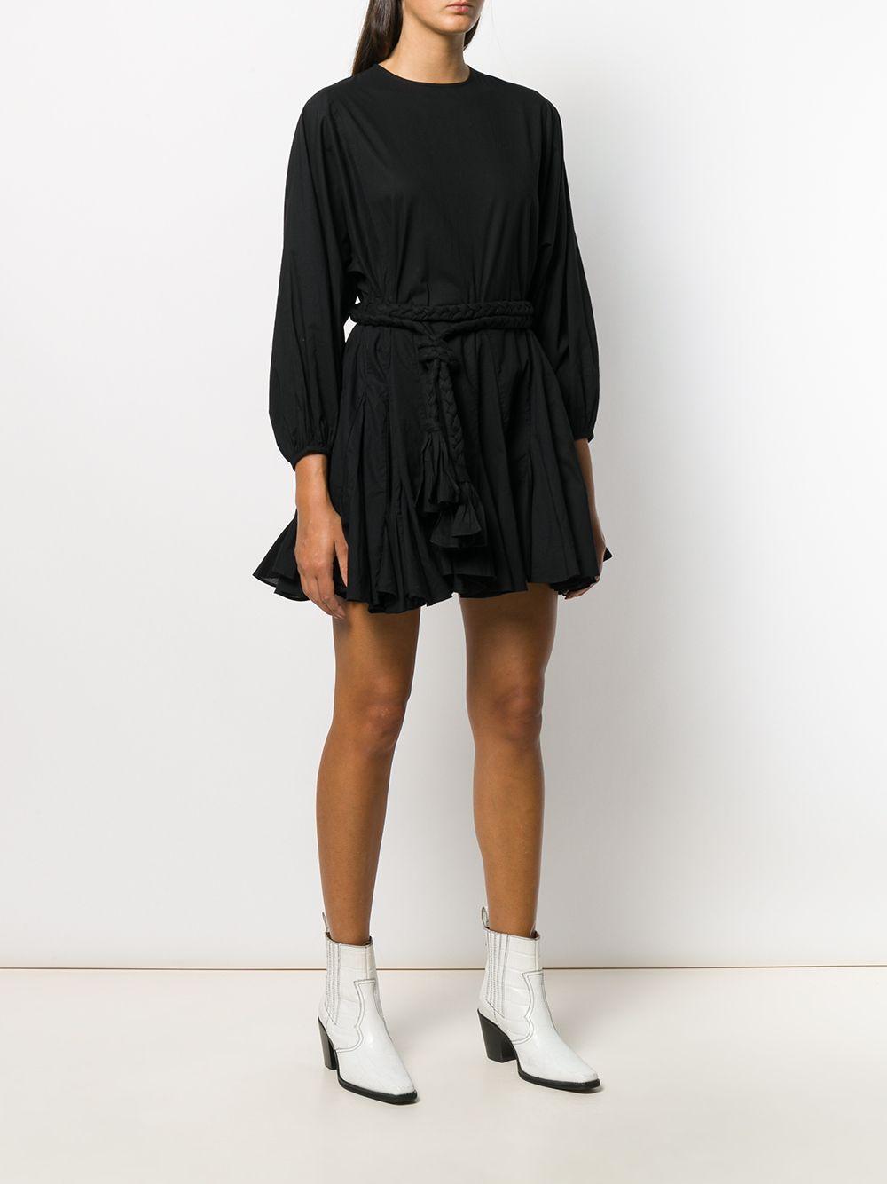 RHODE Cotton Rope Tiewaist Dress in Black Lyst