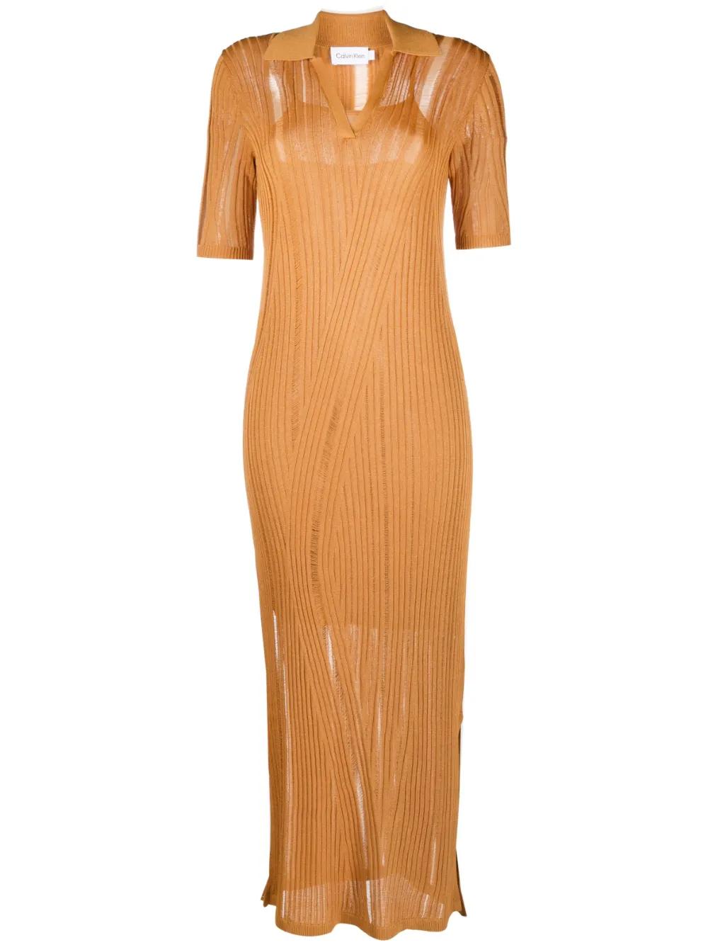Orange Calvin Klein Dresses for Women | Lyst