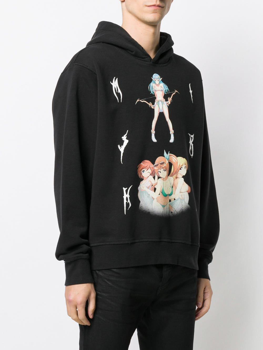 Misbhv double anime hoodie sale