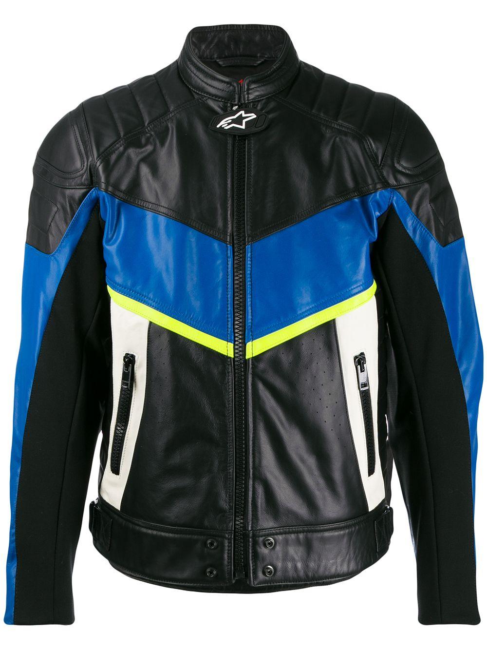 DIESEL X Alpinestars Astars-ldue Biker Jacket in Black for Men | Lyst