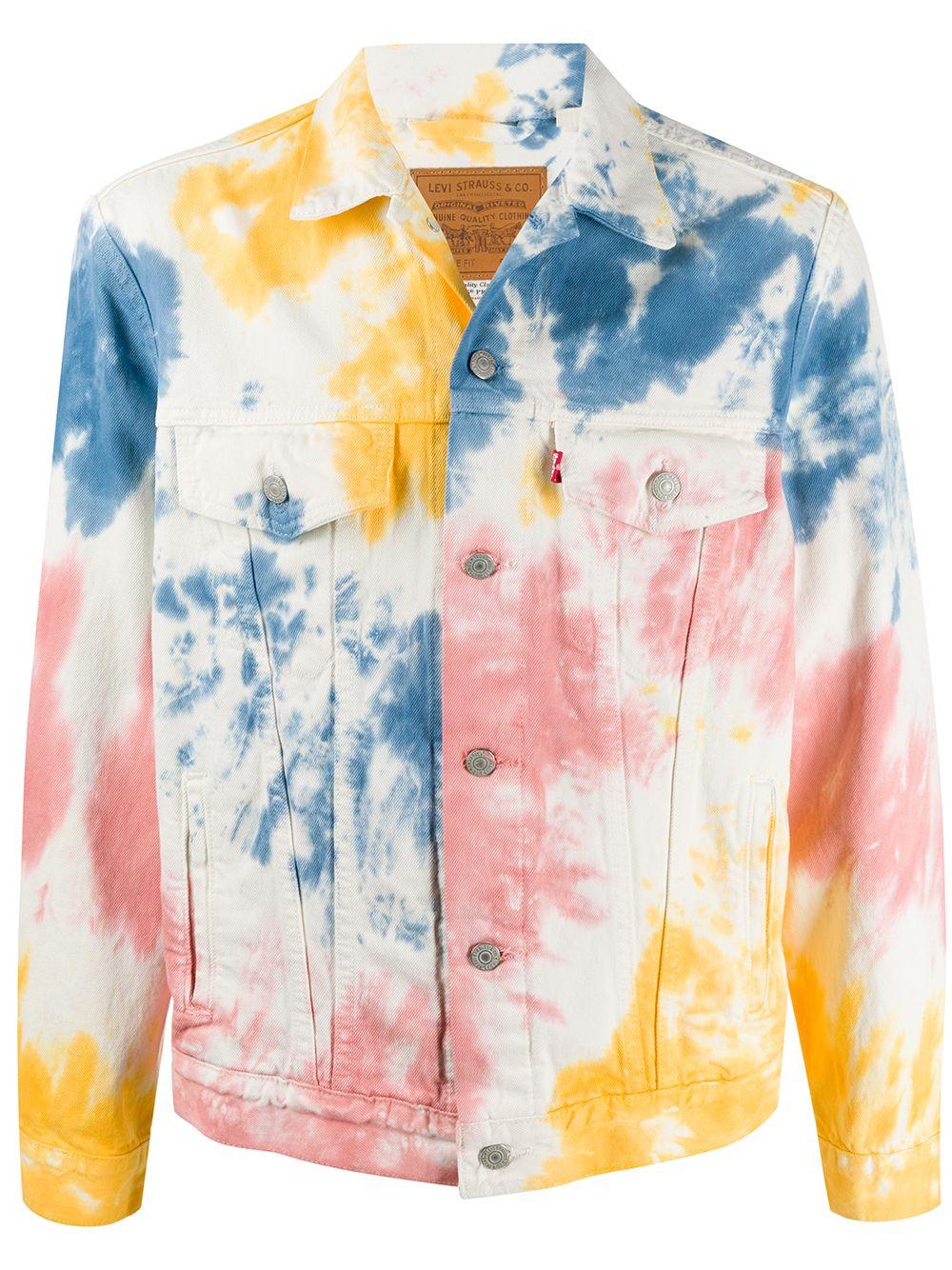 Introducir 70+ imagen levi’s tie dye jean jacket