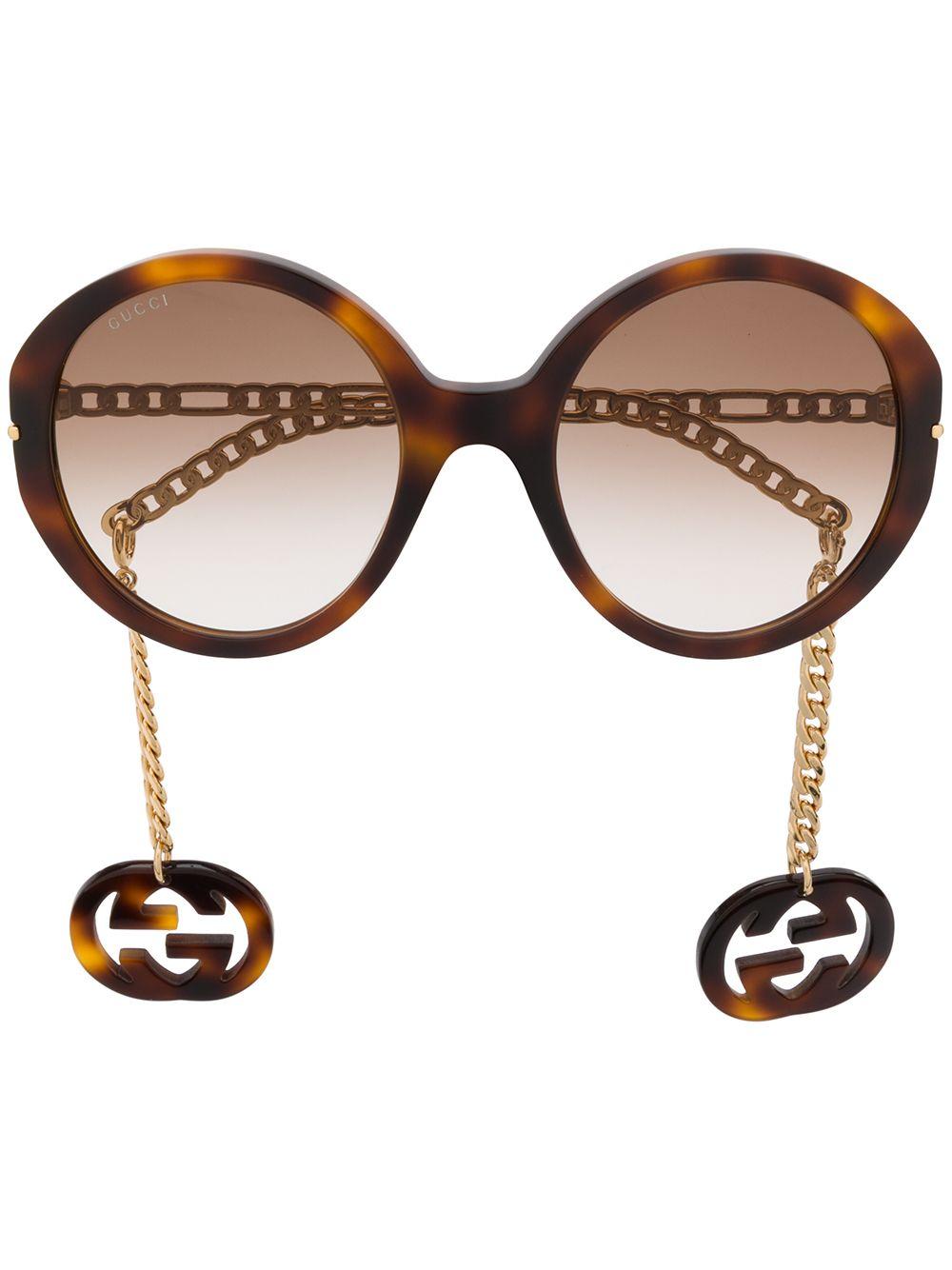 Gucci Detachable-charm Oversize-frame 
