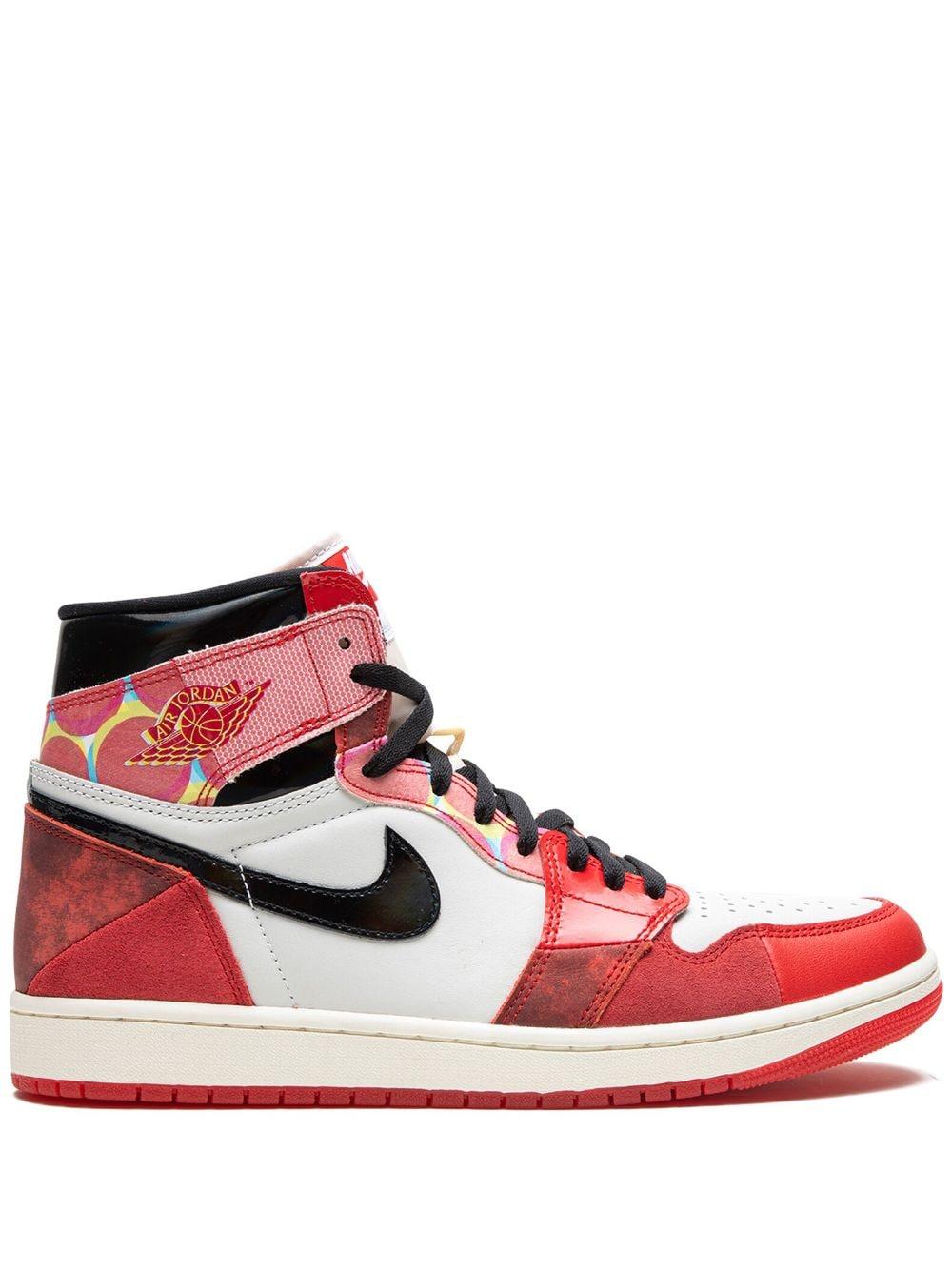 Nike Air 1 High Og "spider-man Across The Spider-verse" Sneakers in Red for  Men | Lyst
