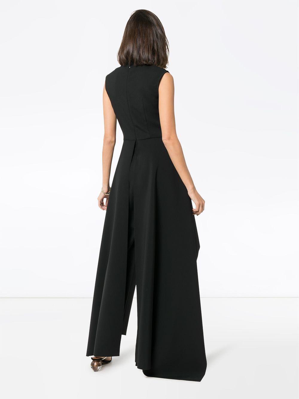 solace london soraya peplum jumpsuit