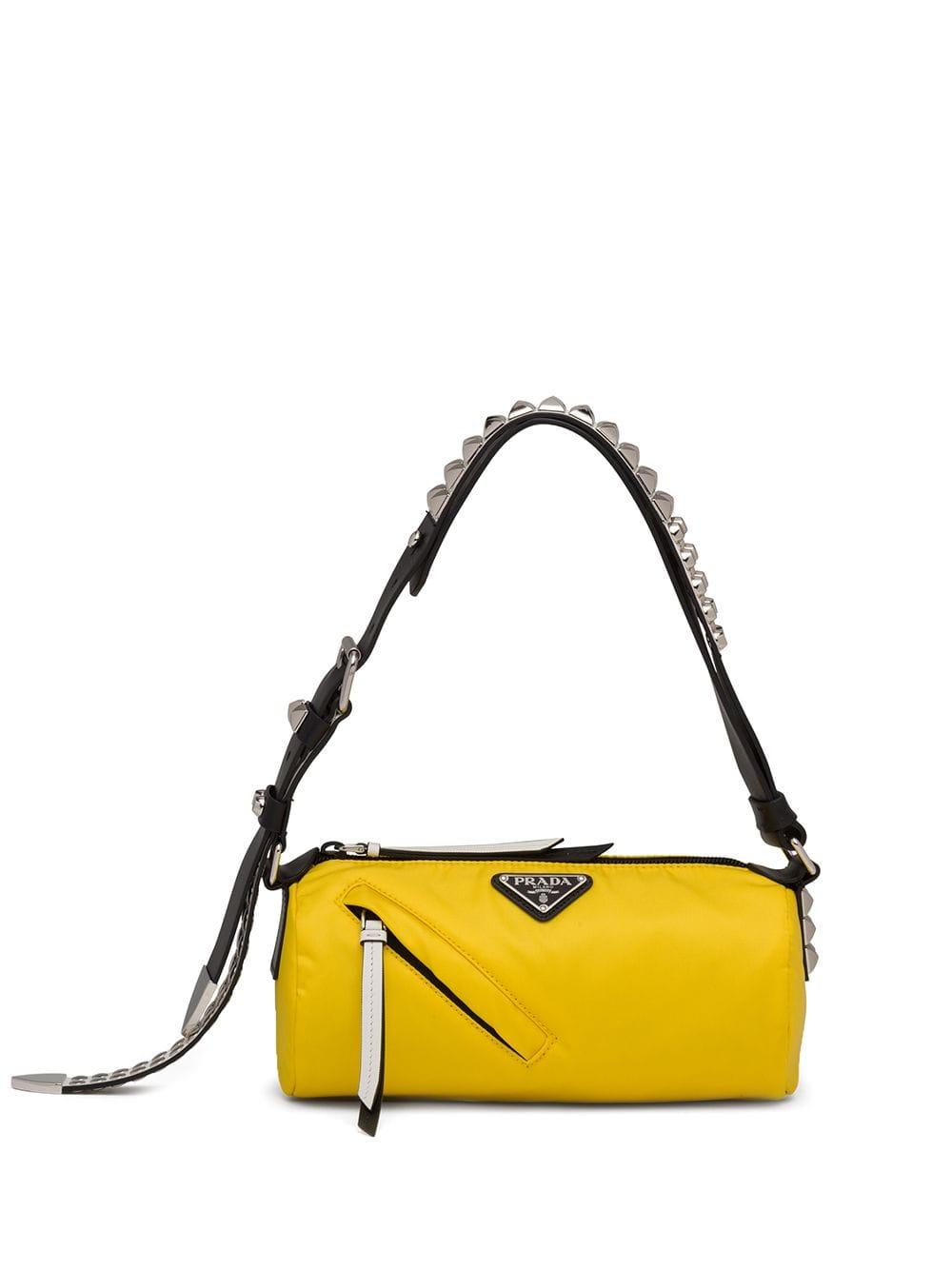 yellow prada purse