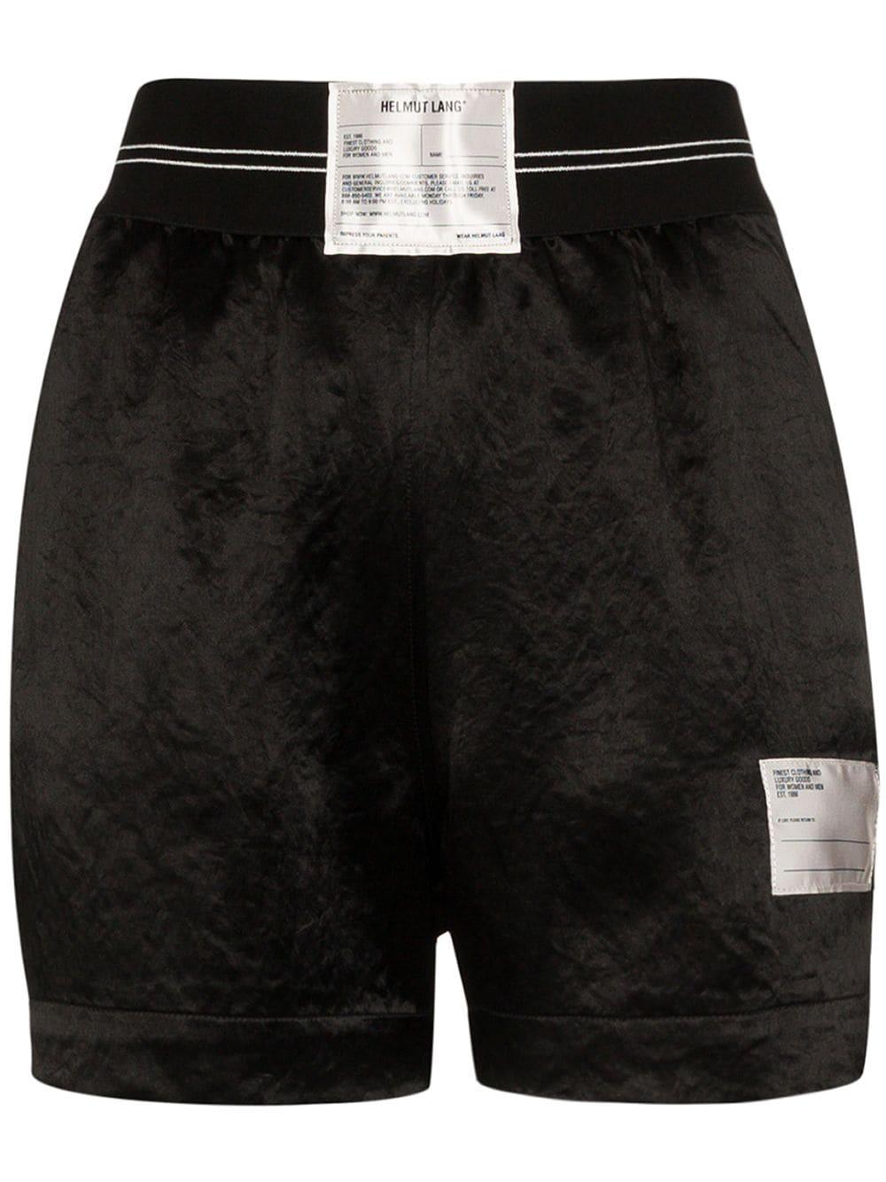 Helmut Lang Logo Patch Boxer Shorts in Black - Lyst