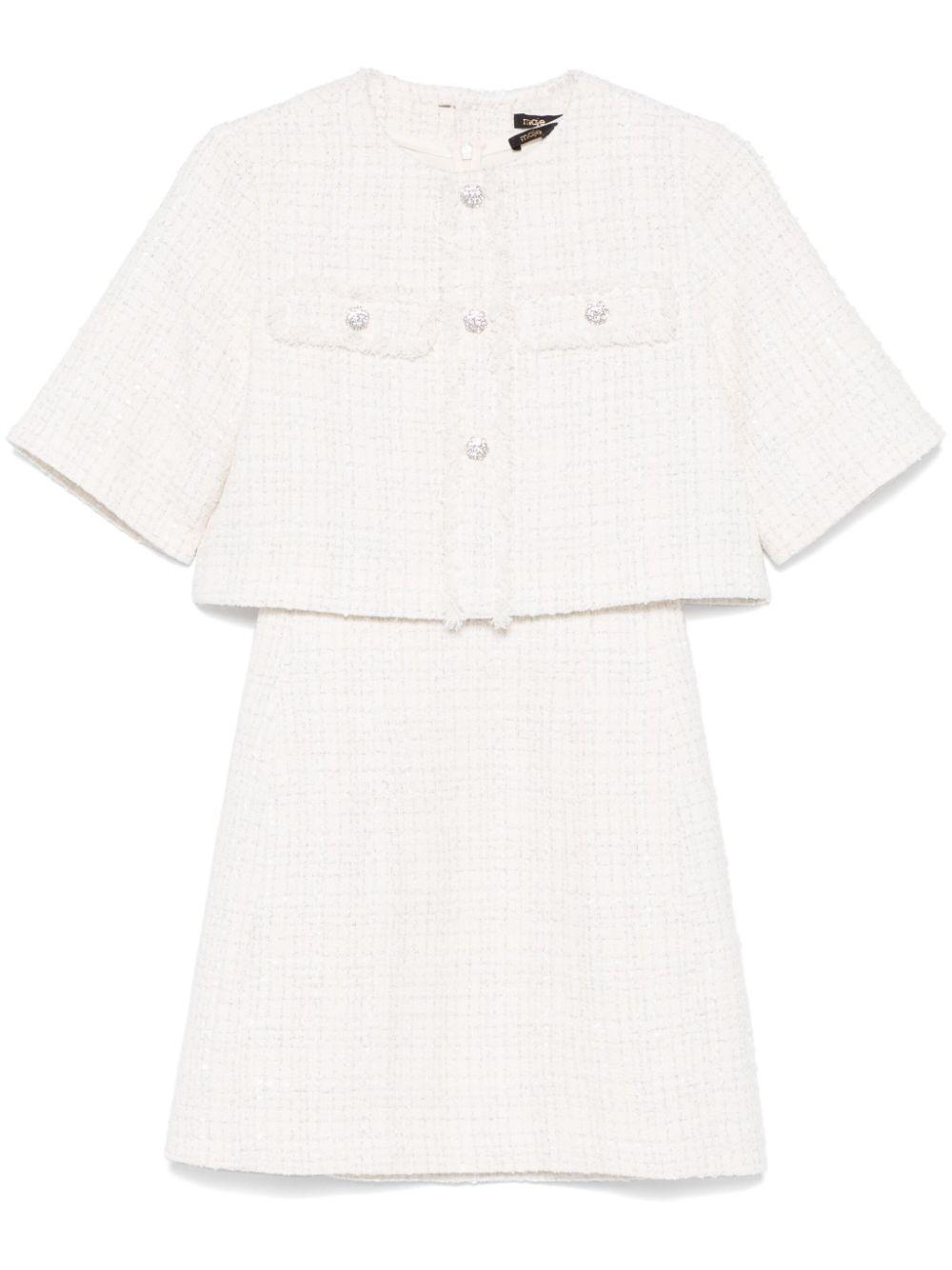 Vivienne Westwood レディース ブルー チェック オフショルダー