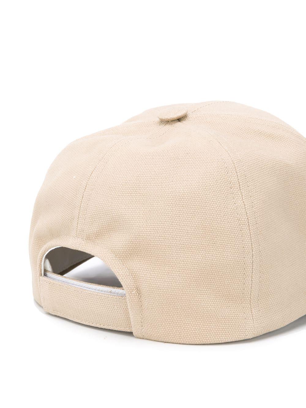 Isabel Marant Tyron Cotton Logo Cap in Natural for Men - Lyst