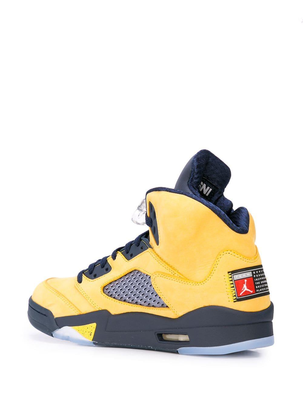 jordan 5 yellow