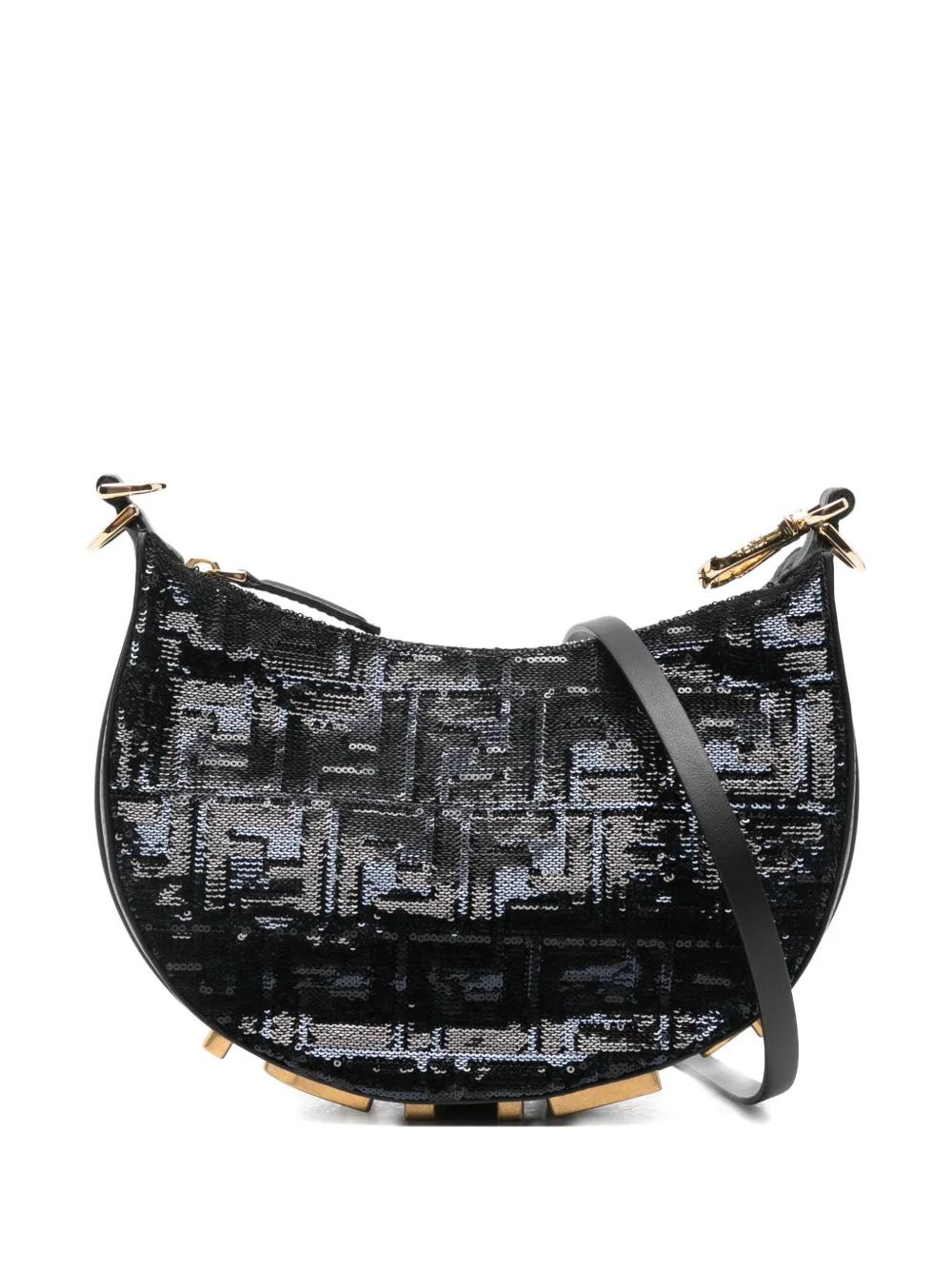 ブラック Fendi ショルダーバッグ レディース | Lyst