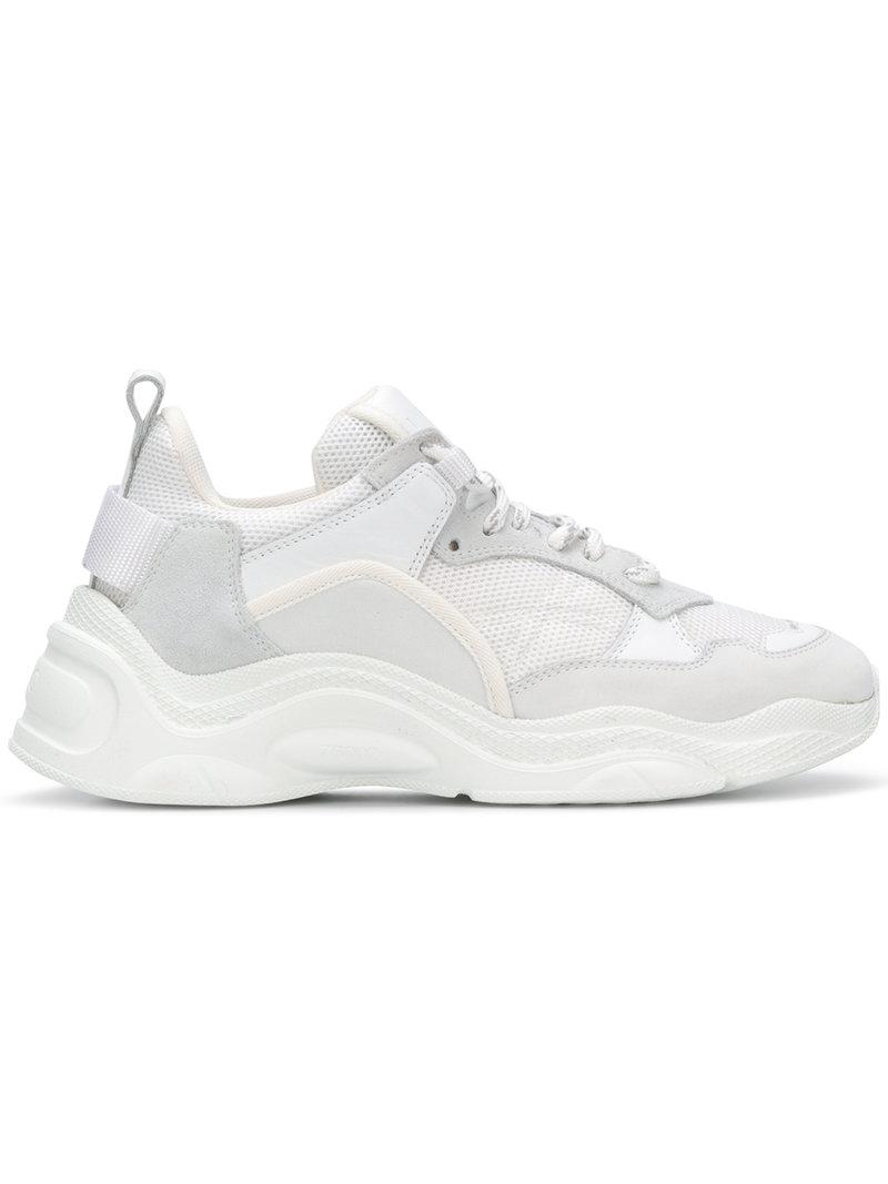 IRO Cotton Curverunner Sneakers in White - Lyst
