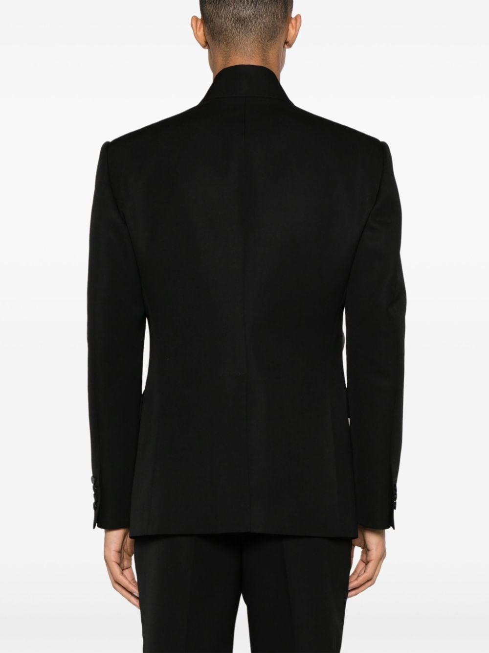 McQueen Twisted Lapel Tuxedo Jacket in Black for Men | Lyst