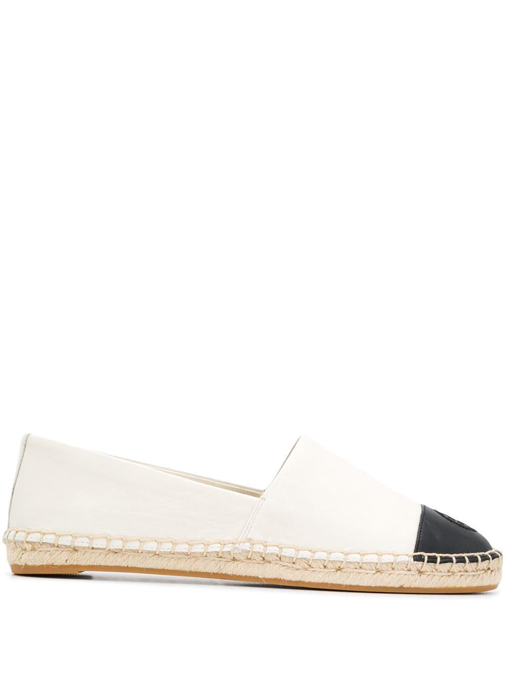 tory burch espadrille white
