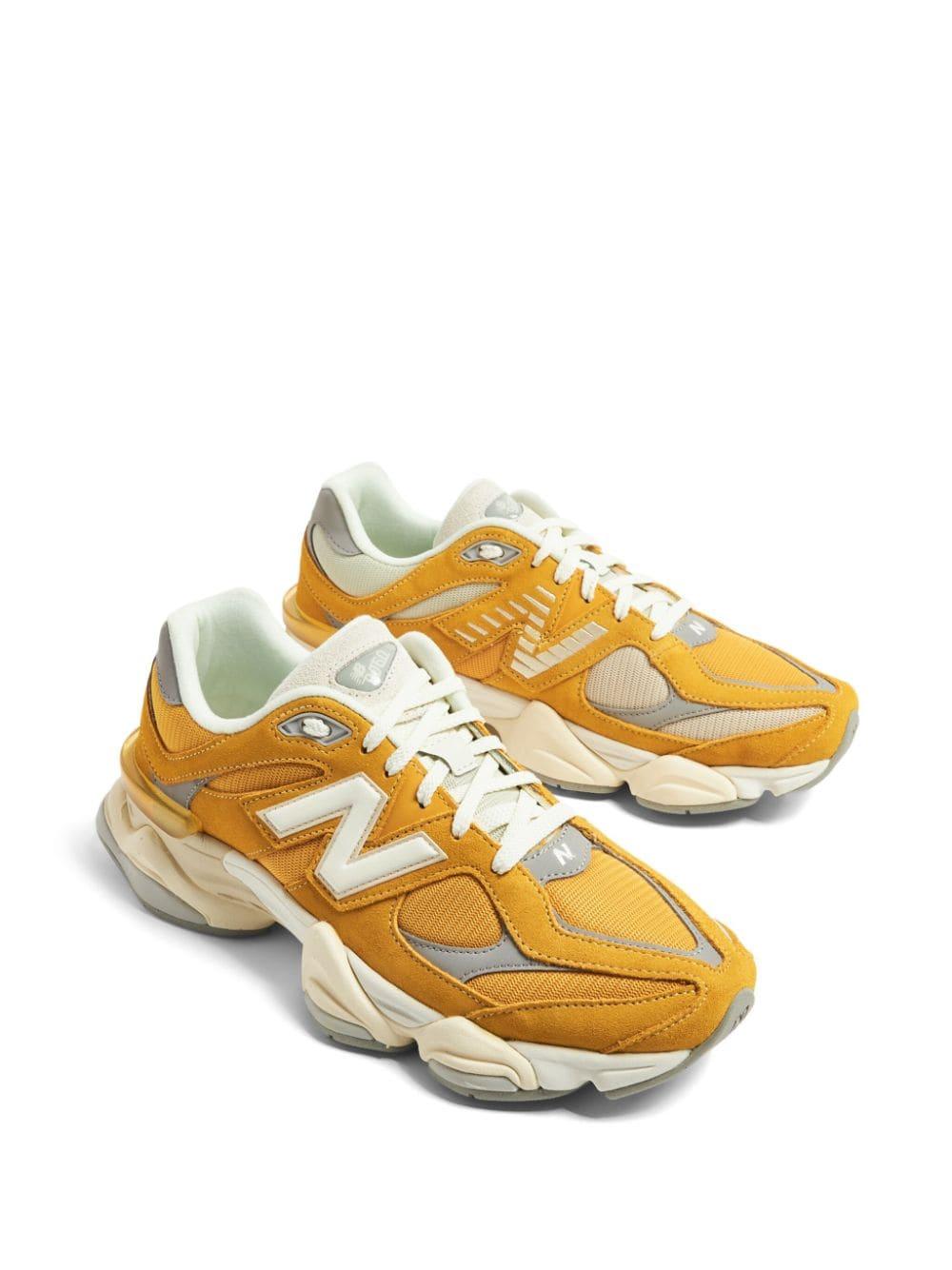 New Balance 9060 Suede Sneakers in Yellow for Men | Lyst