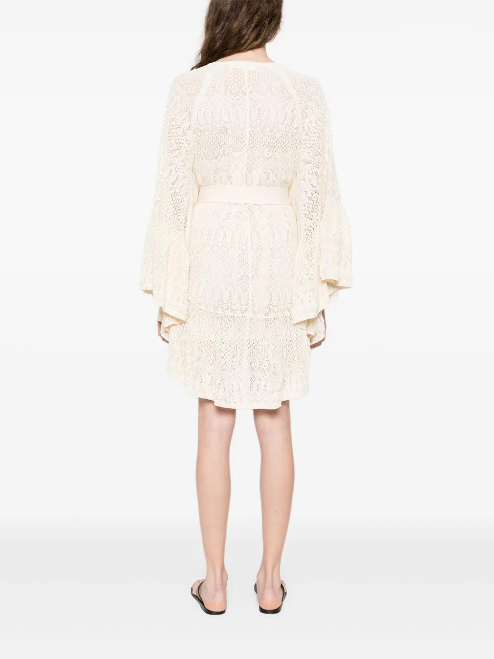 zimmermann coco lace mini dress Zimmermann Coco Lace Tunic Mini Dress in Powder Blue