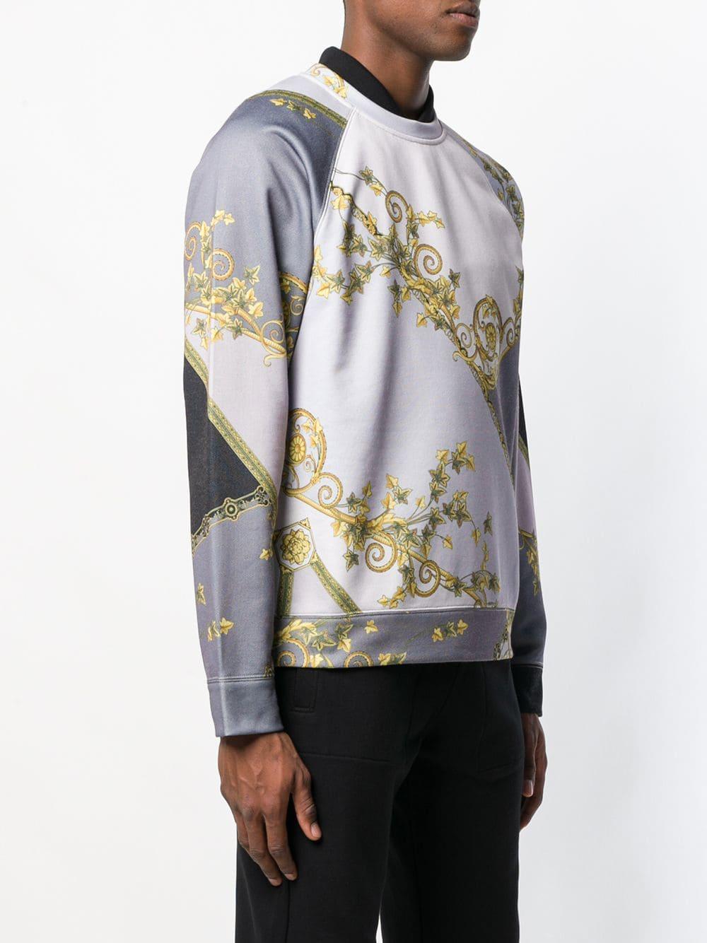versace sweatshirt gold