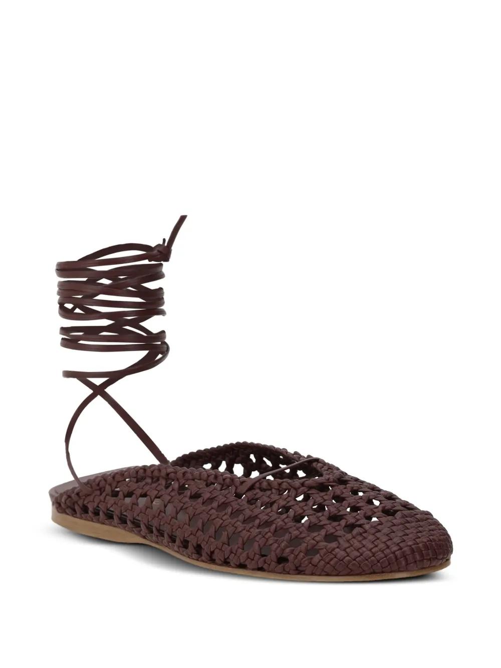 サンダル・ミュール FORTE FORTE Women Sandals 13691MYSHOES F47A3068 BROWN Forte Forte Flat sandals for Women | Online Sale up to 50