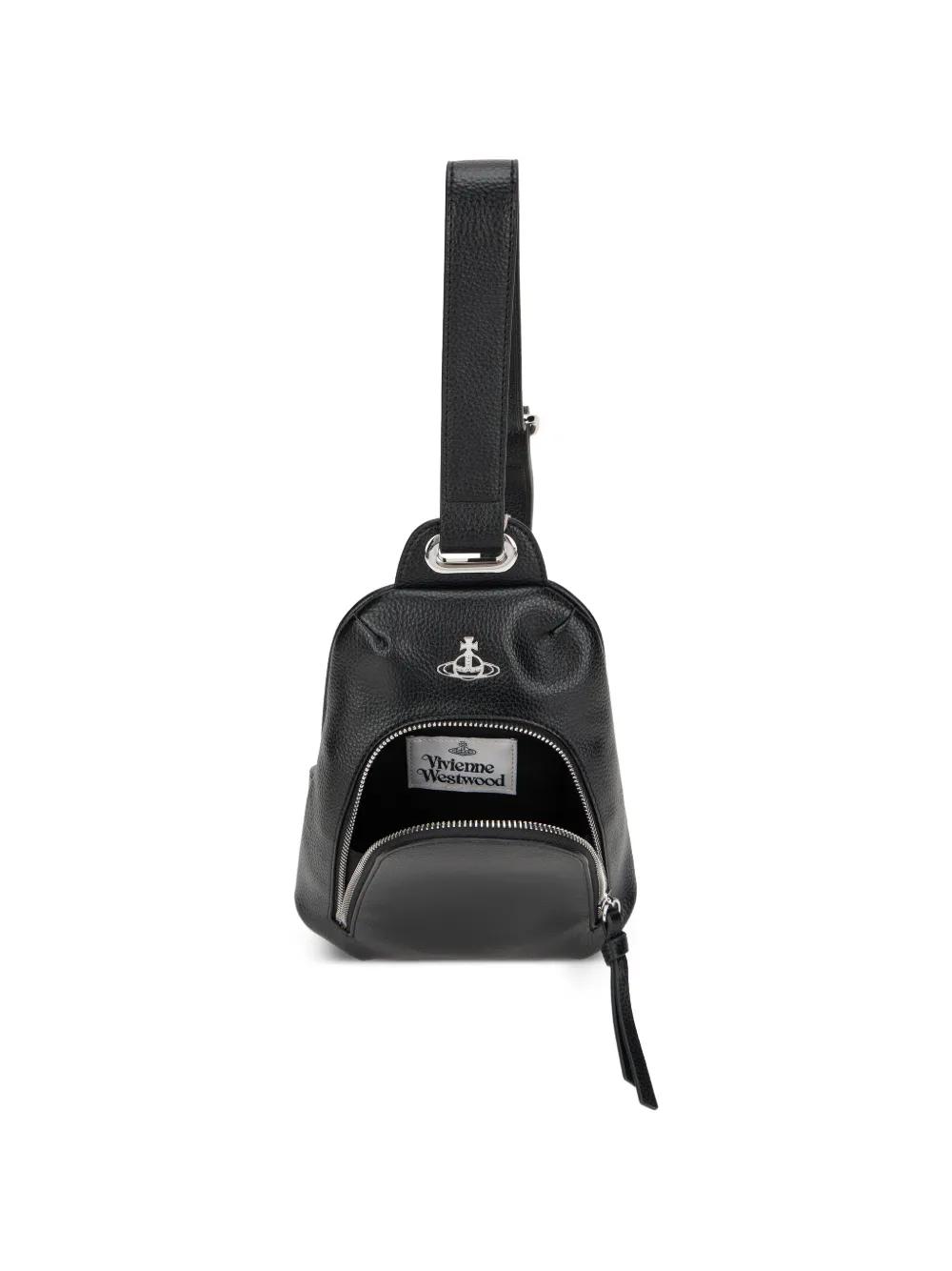 Vivienne Westwood Orb-Detail Zip-Fastening Backpack in Black | Lyst