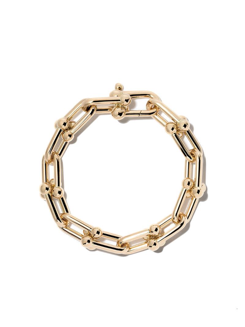 Tiffany HardWear Large Double Link Pendant in Yellow Gold