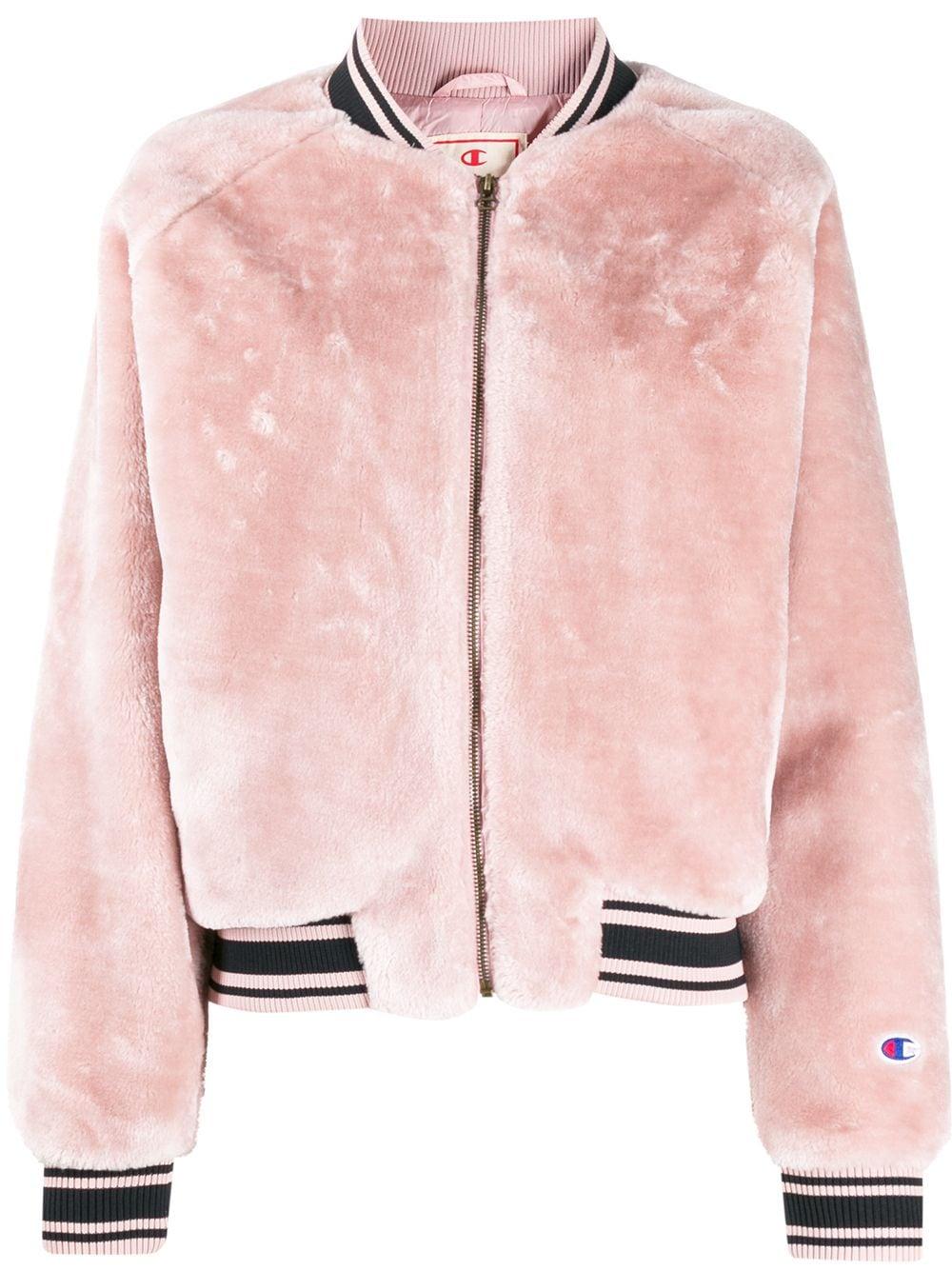 pink champion bomber jacket