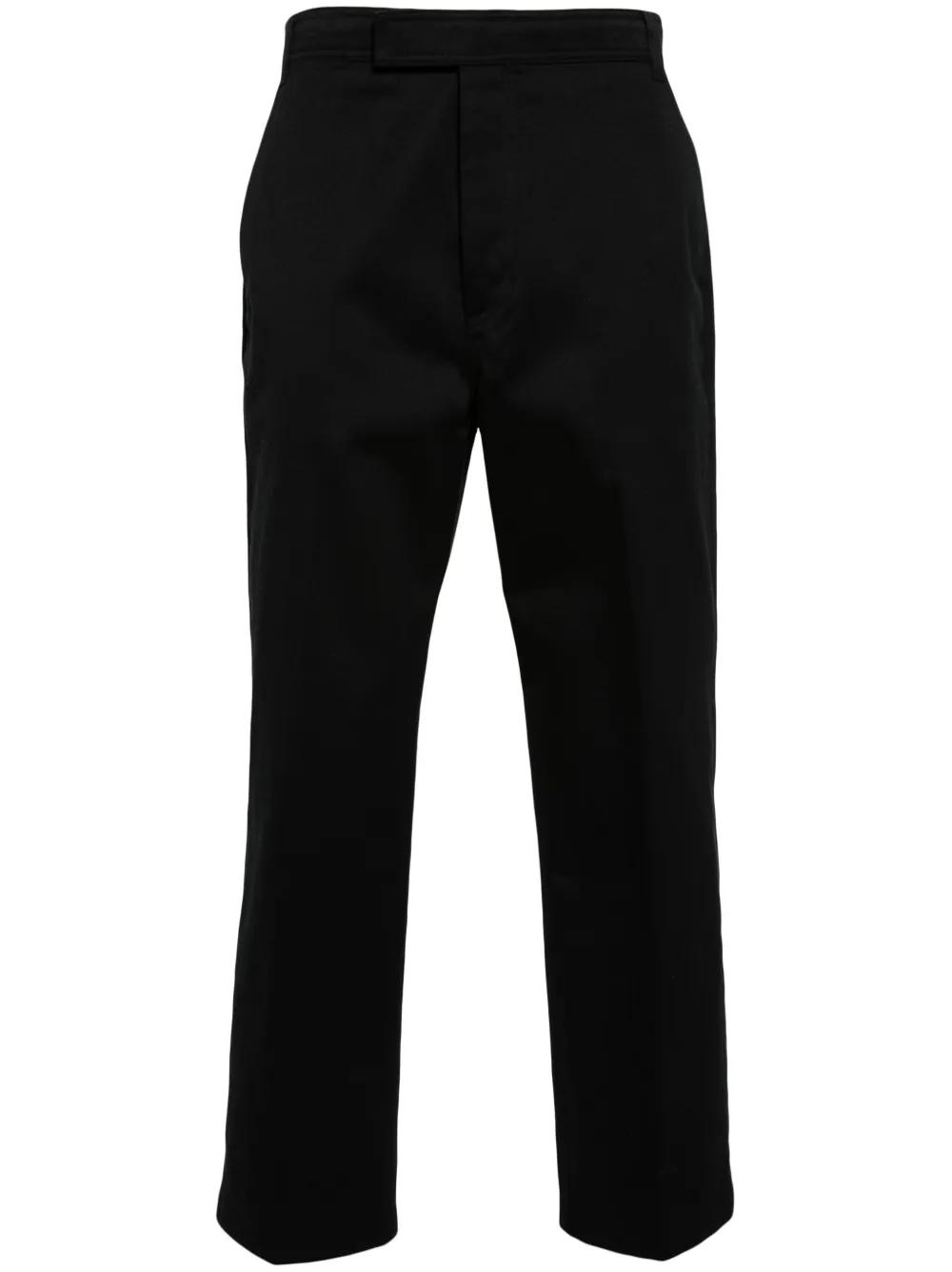 THOM BROWNE NEW YORK テーパード コットン スラックスパンツ THOM BROWNE.NEW YORK スラックス - メルカリ