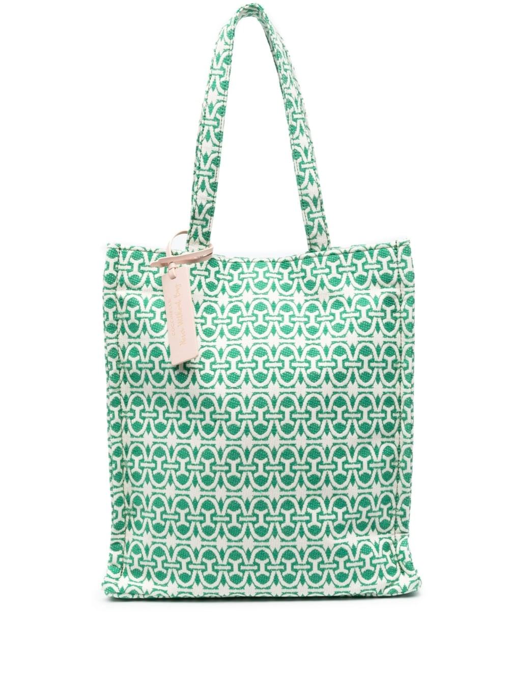 Coccinelle Never Without Monogram Tote Bag in Green Lyst