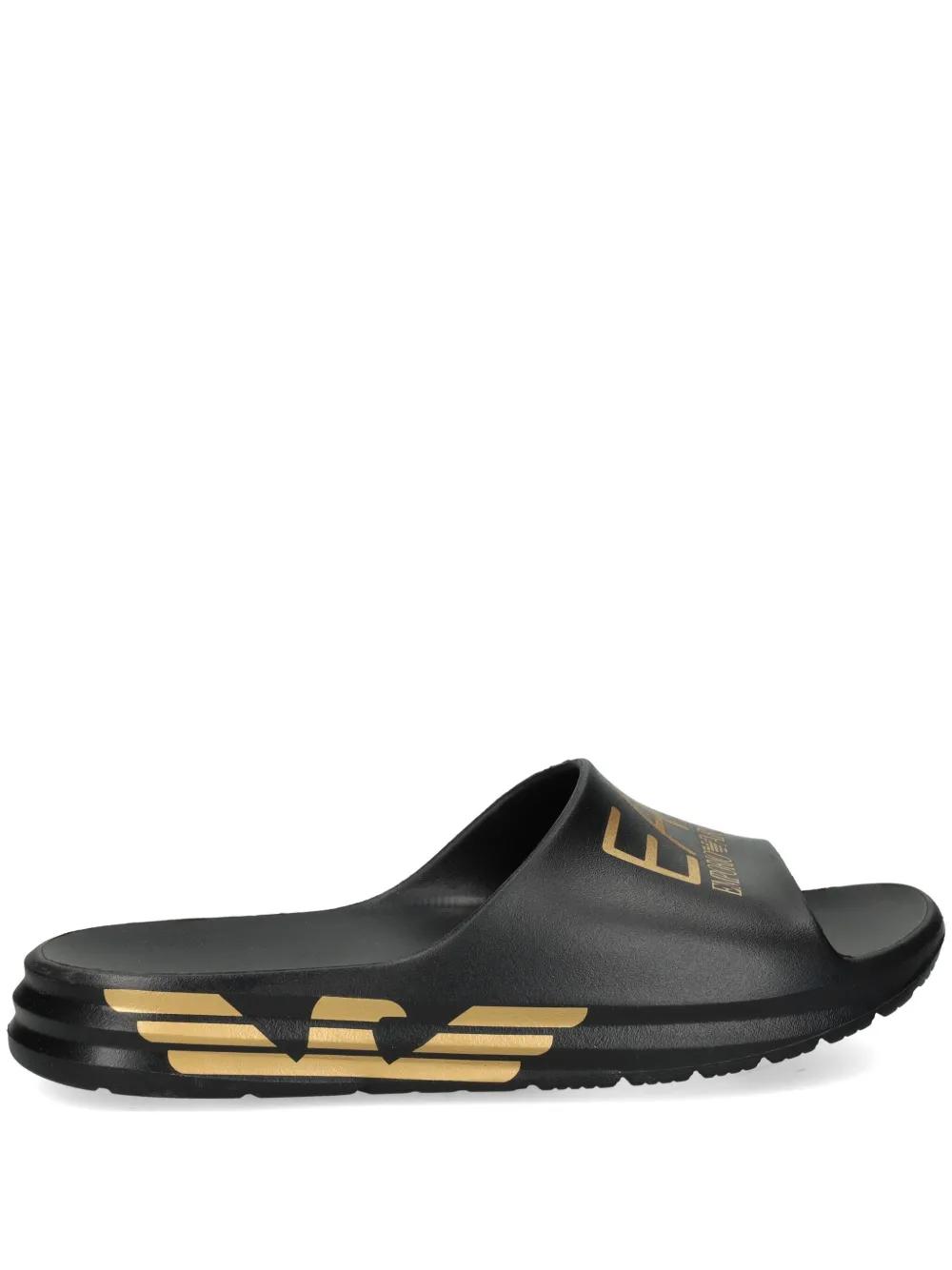 サンダル EA7 Sandals MEN'S EA7 EMPORIO ARMANI SLIDE SANDALS | eBay