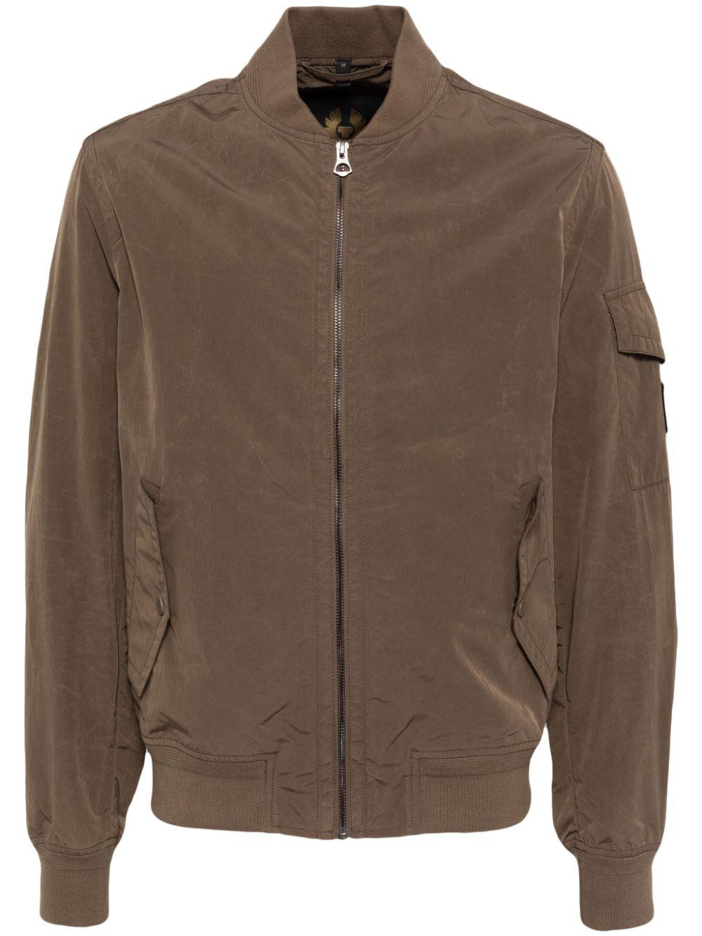 Belstaff メンズ ブラウン Technical Shell ジャケット ジャケット