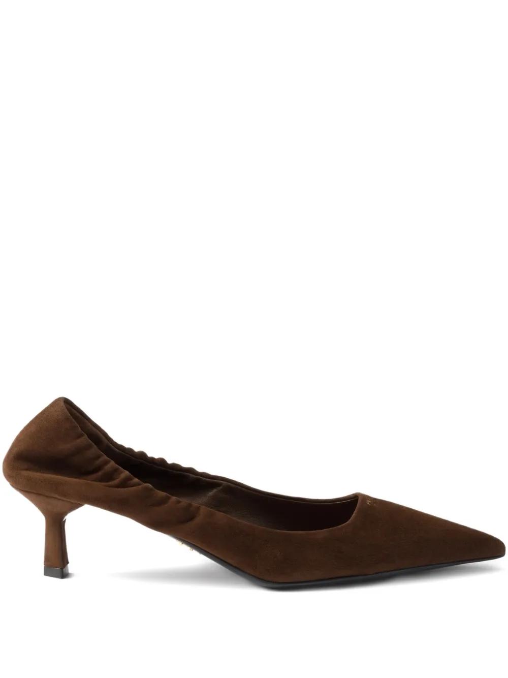 パンプス PRADA Brown Suede Pumps Cocoa Brown Suede Pumps | PRADA