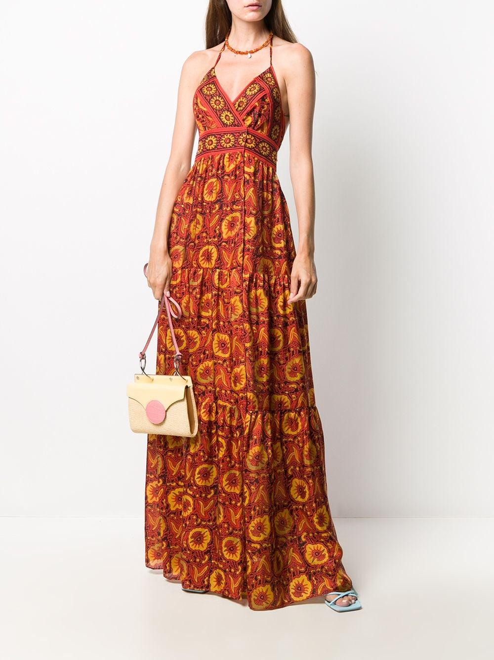 Ba&sh Kemi Maxi Dress in Orange