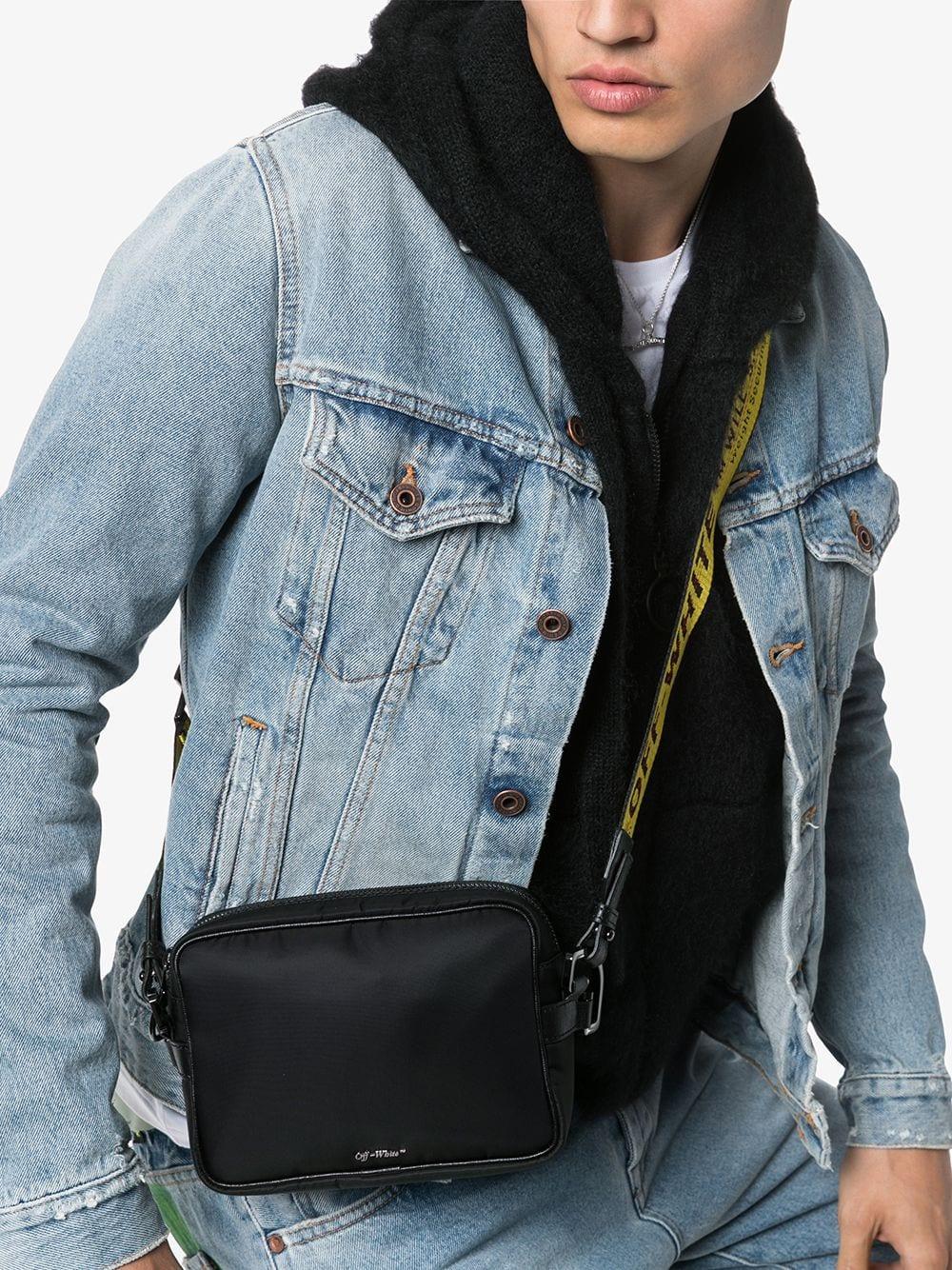 Off white industrial shoulder bag hot sale