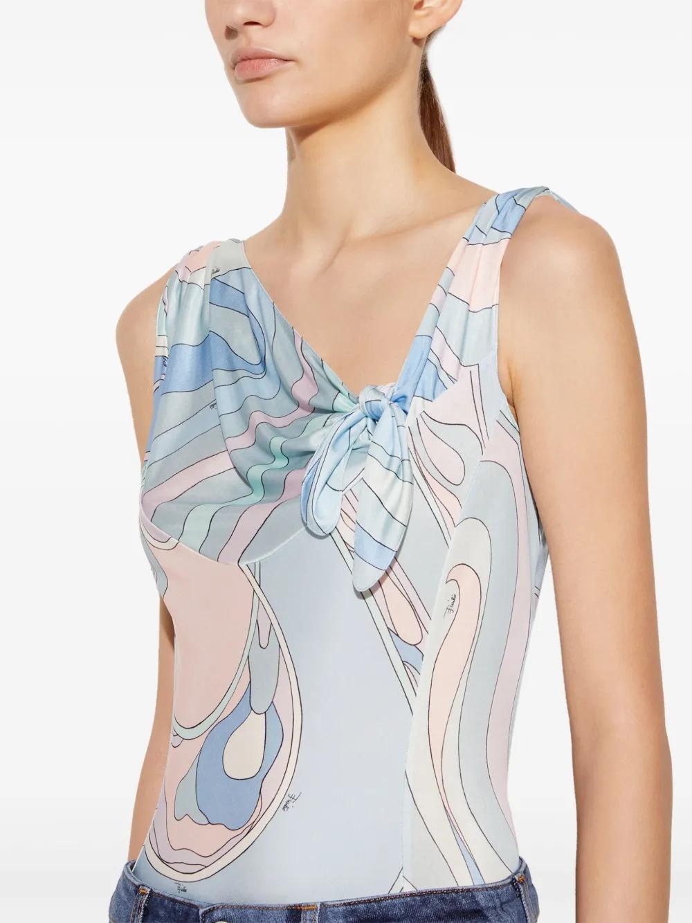 美品　EMILIO PUCCI タンクトップ ノースリーブカットソー Emilio Pucci タンクトップ ノースリーブ - メルカリ