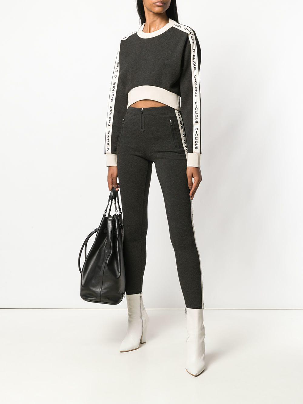Pinko Synthetic C-clique Zip Tape 