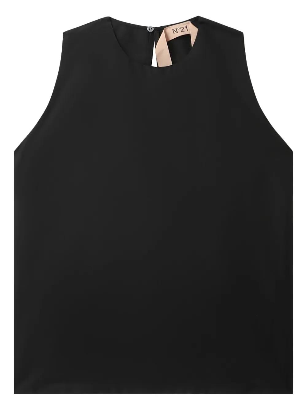 N°21 - 【新品】N°21  ロゴ入り ノースリーブトップス タンクトップ N°21 N21 numero ventuno ヌメロ ヴェントゥーノ トップス