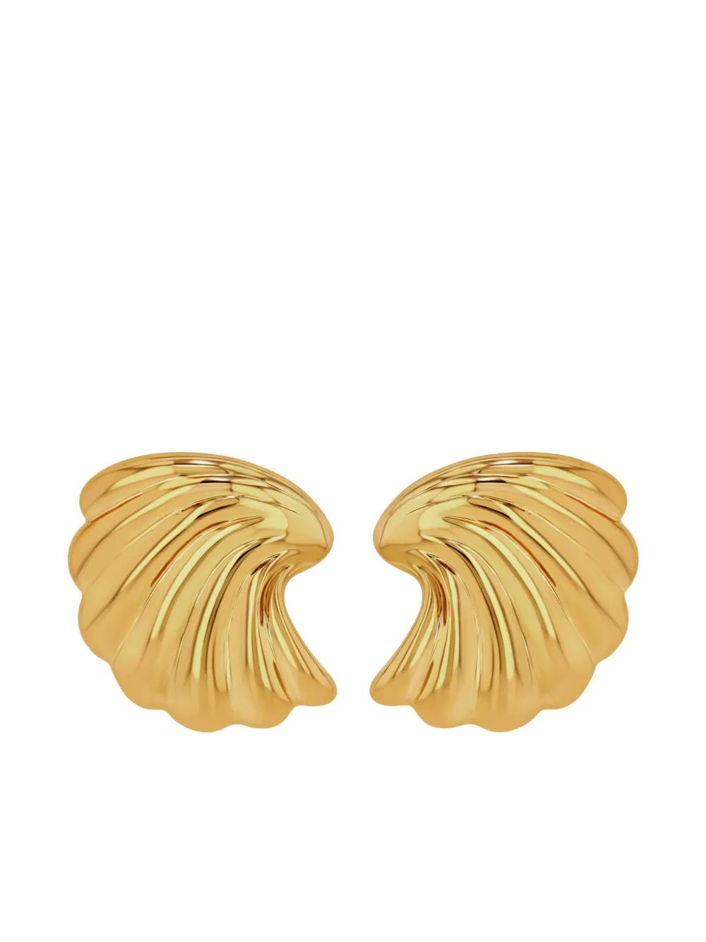 【関税込み】ANINE BING ゴールド Knot ピアス ANINE BING Knot ピアス 14Kゴールド | ゴールドトーン