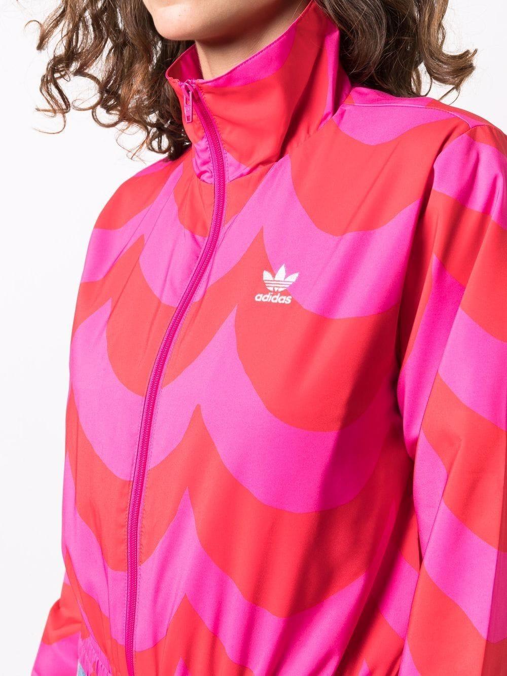 adidas X Marimekko Woven Track Jacket in Pink | Lyst