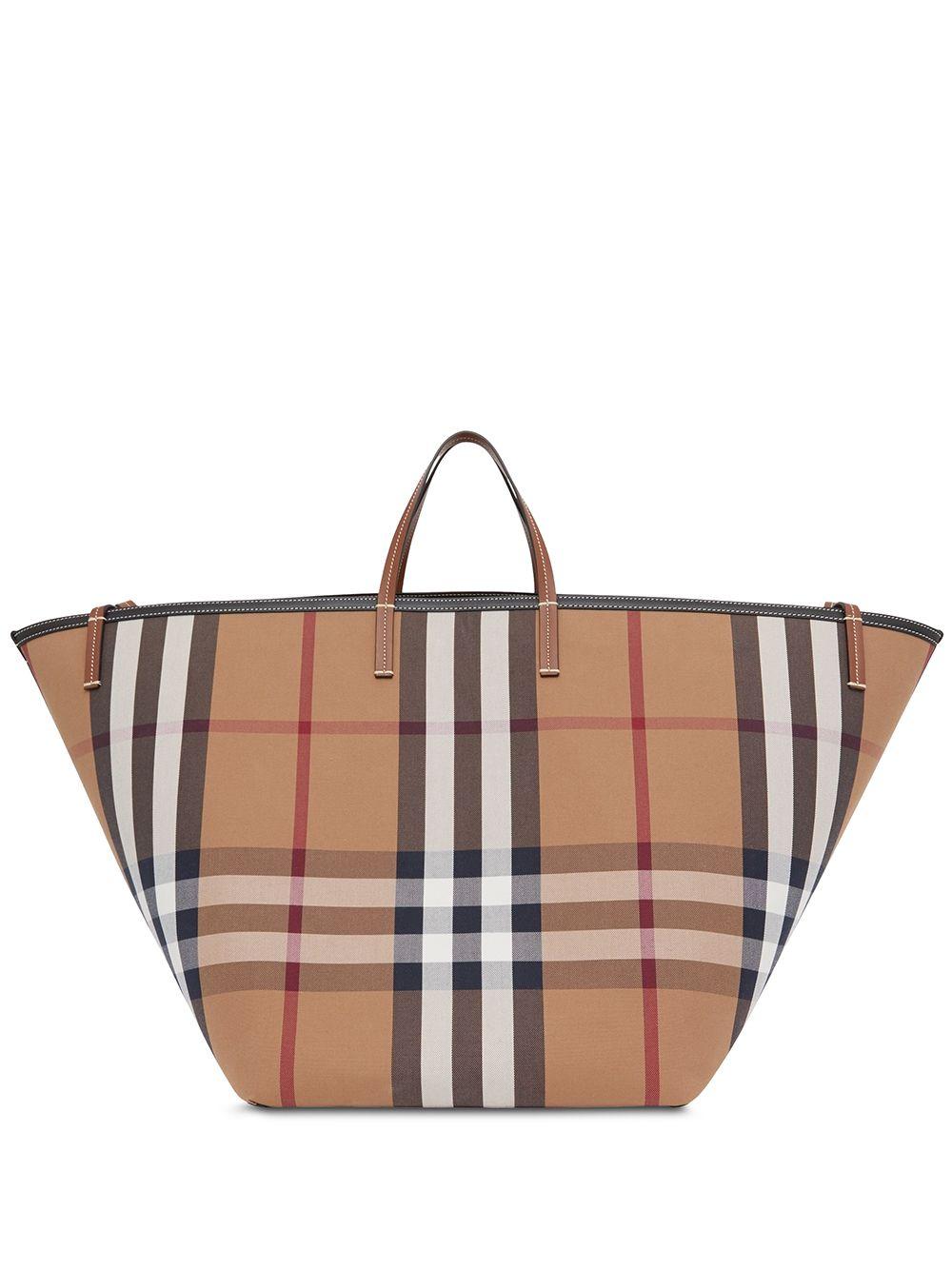 Burberry Large House Check Tote Bag - ShopStyle