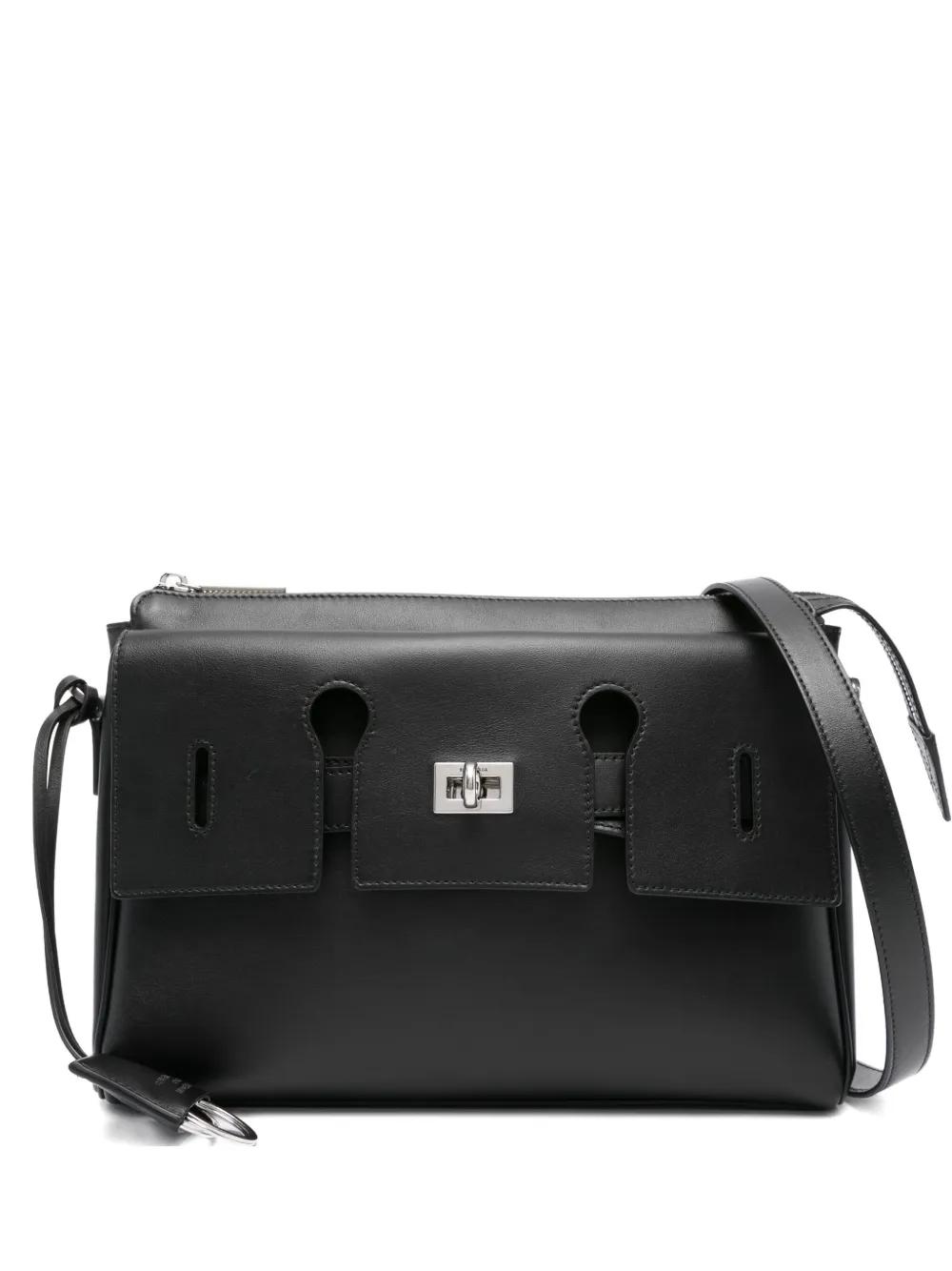 BALENCIAGA ブラウン スエードバッグ　 メッセンジャーバッグ 785297210C81000_1.jpg
