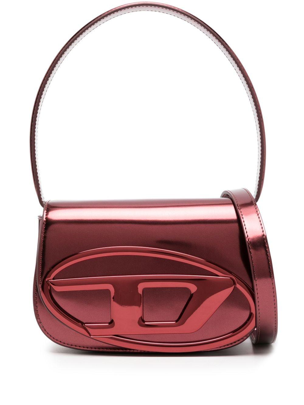 DIESEL 1dr Metallic Shoulder Bag in Red | Lyst