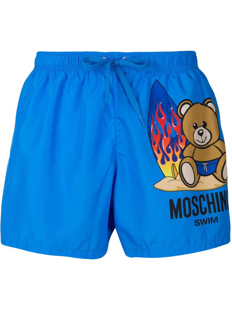 moschino swim shorts teddy