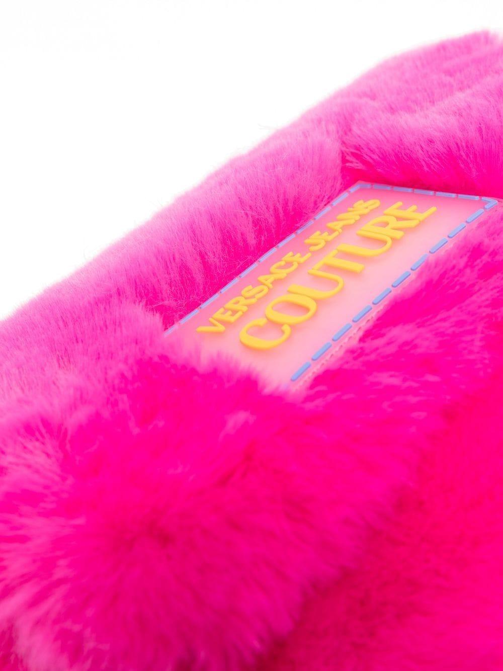 Versace Jeans Couture Faux-fur Shoulder Bag in Pink | Lyst display picture 1
