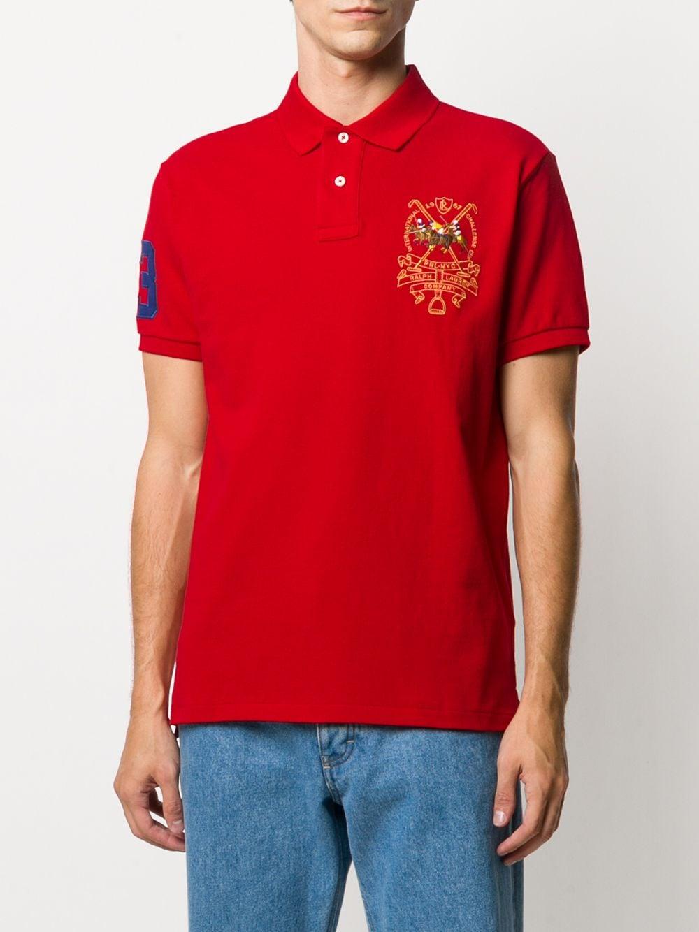 all over pony polo shirt