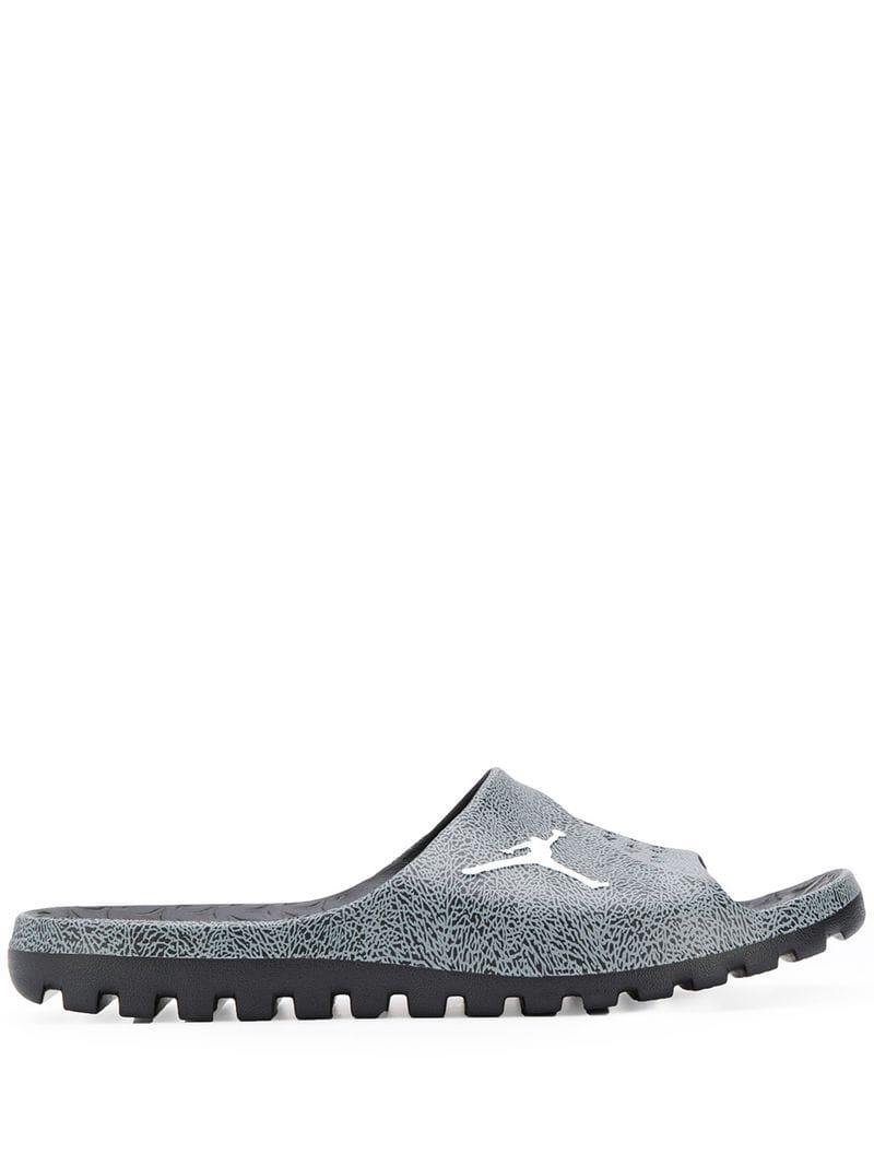 Nike Jordan Super.fly Team Slides in Grey (Gray) for Men | Lyst