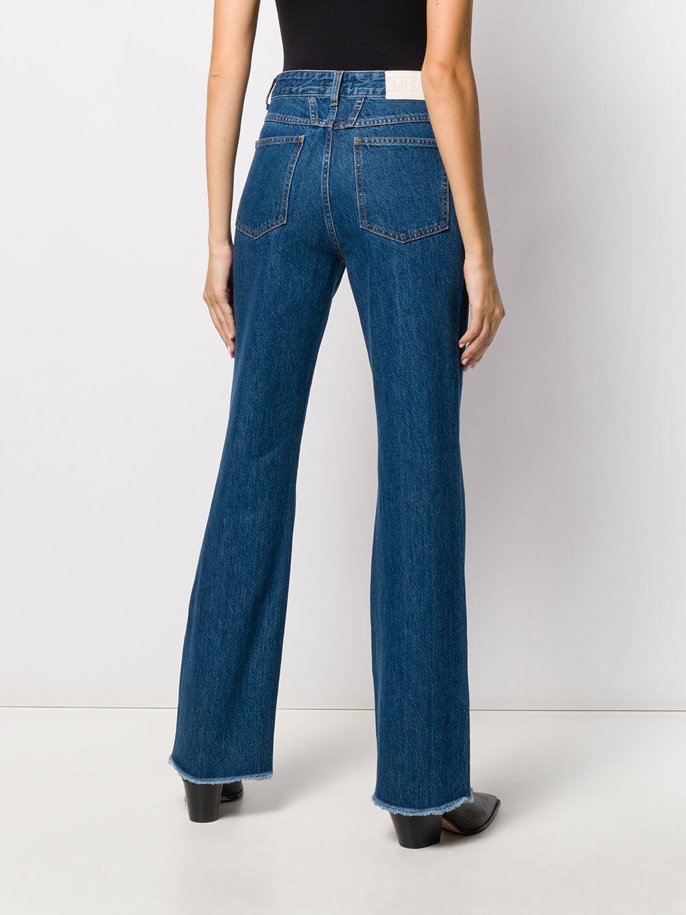 Closed Denim Leaf Flared Jeans in Blue 