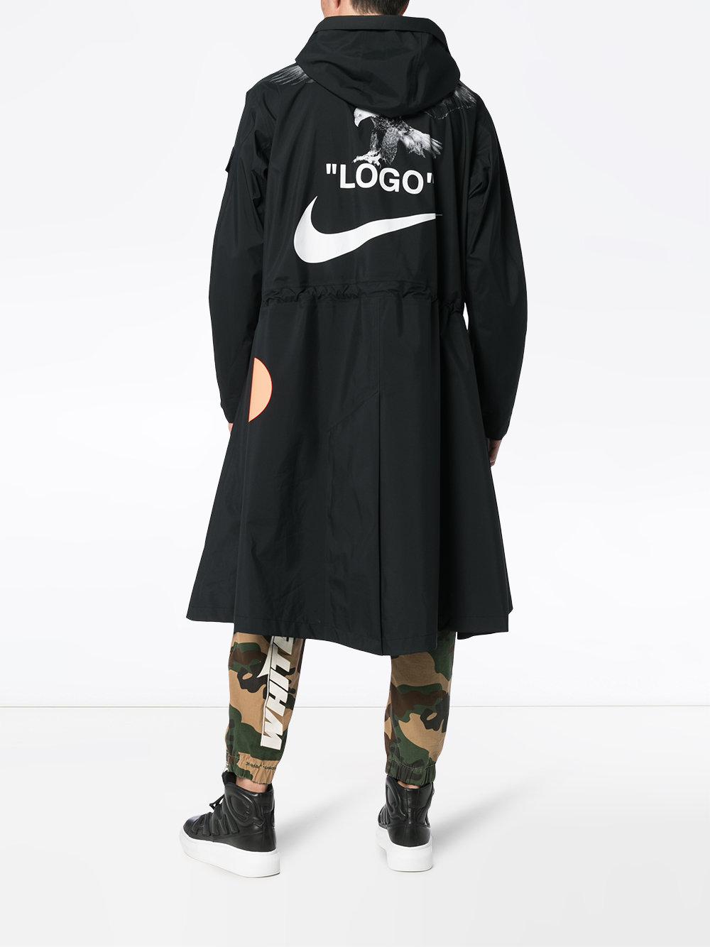 Coupe-vent long x Off-White Nike pour homme en coloris Noir | Lyst