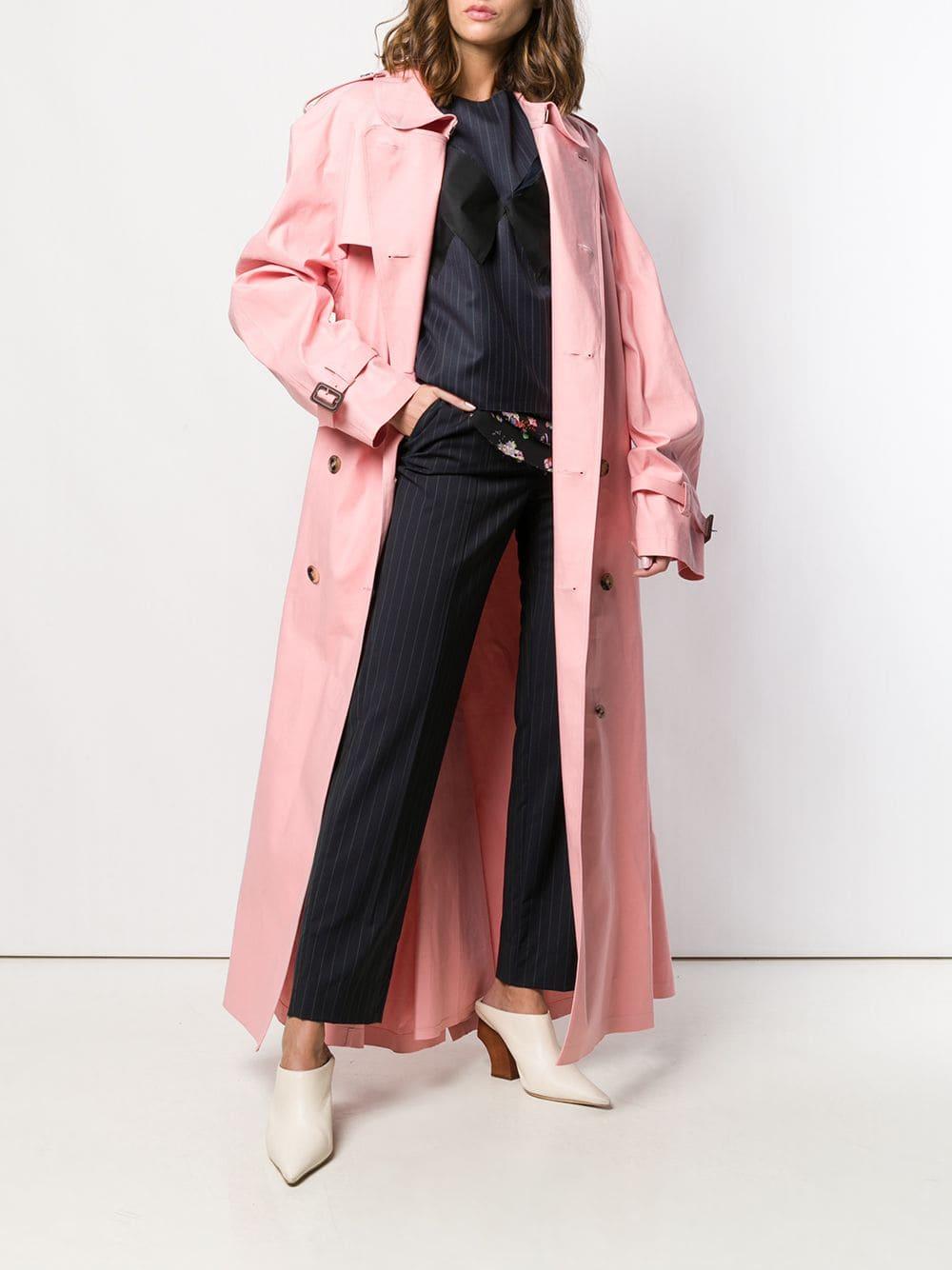 Wool Gabardine Trench Coat Michael Kors 