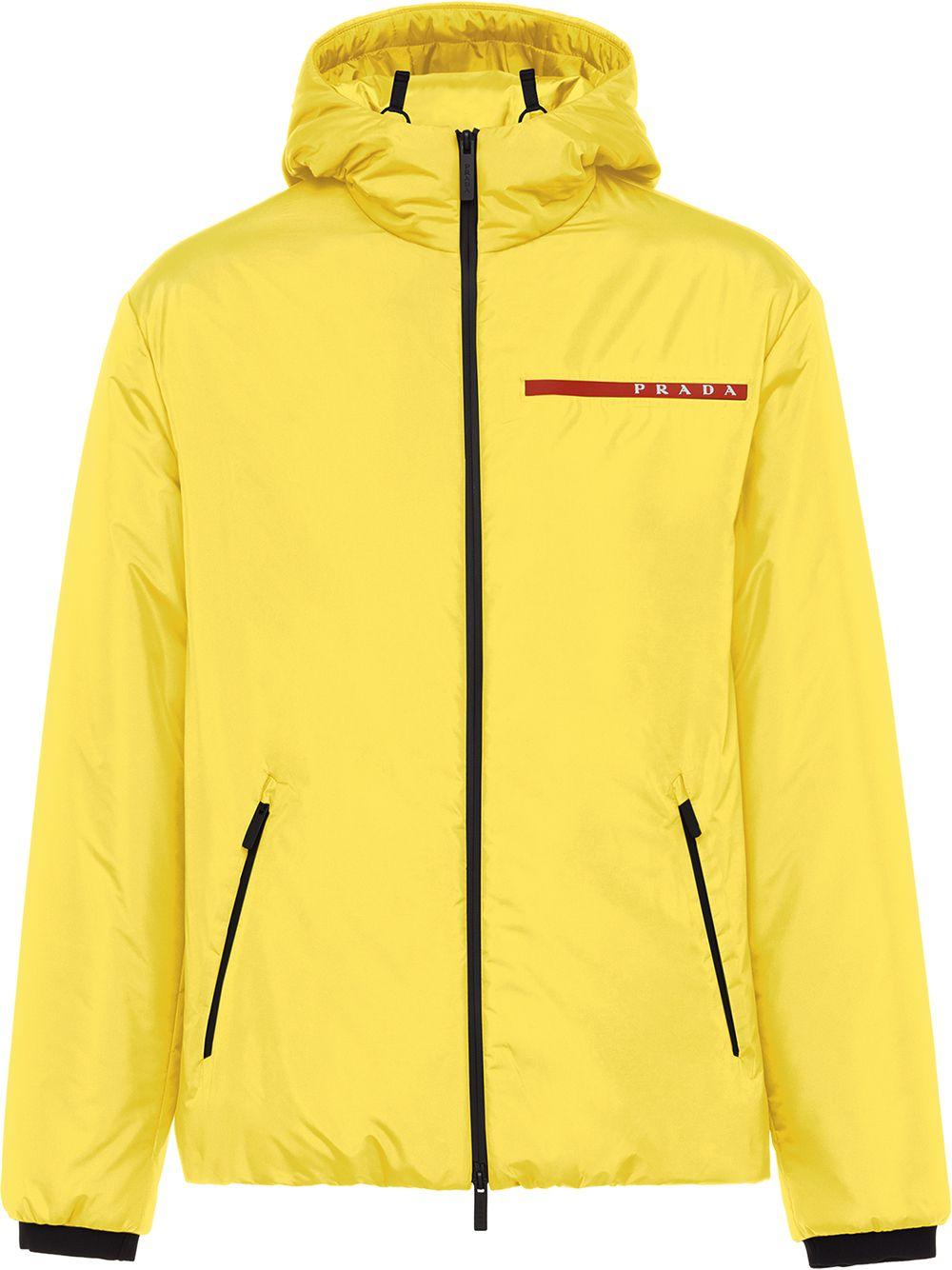Prada 'Linea Rossa' Jacke mit Logo in Gelb für Herren | Lyst AT