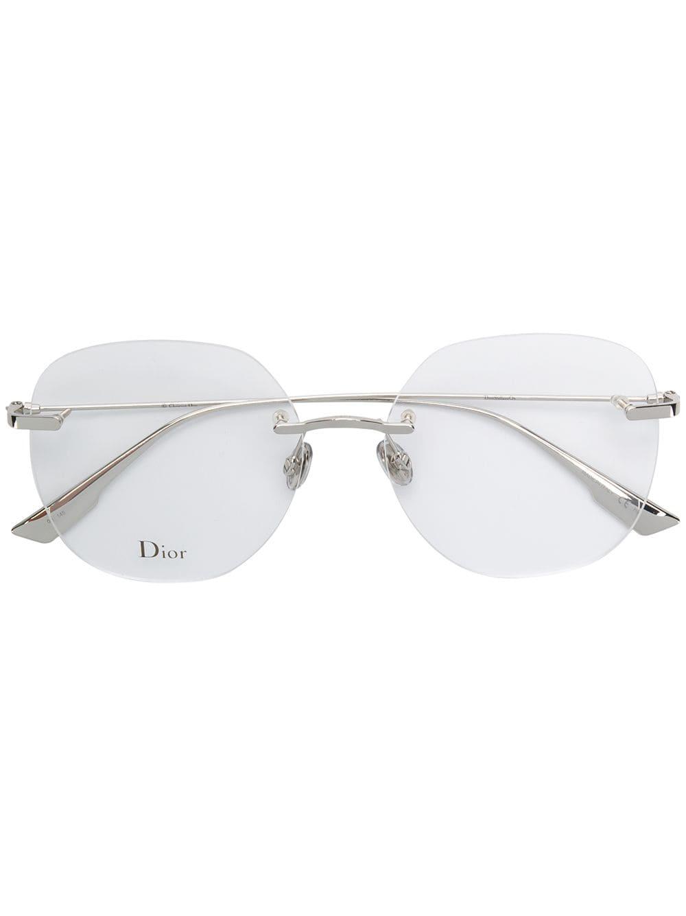 Dior 'Stellaire06' Brille in Mettallic | Lyst DE