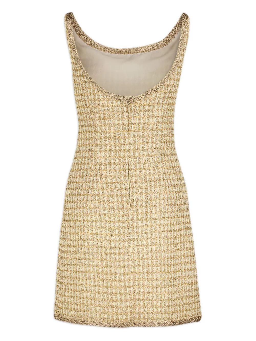 MiuMiu＊Tweed mini-dress ツイード セーラーミニドレス＊送料込 Miu Miu Tweed Dresses for Women | Lyst